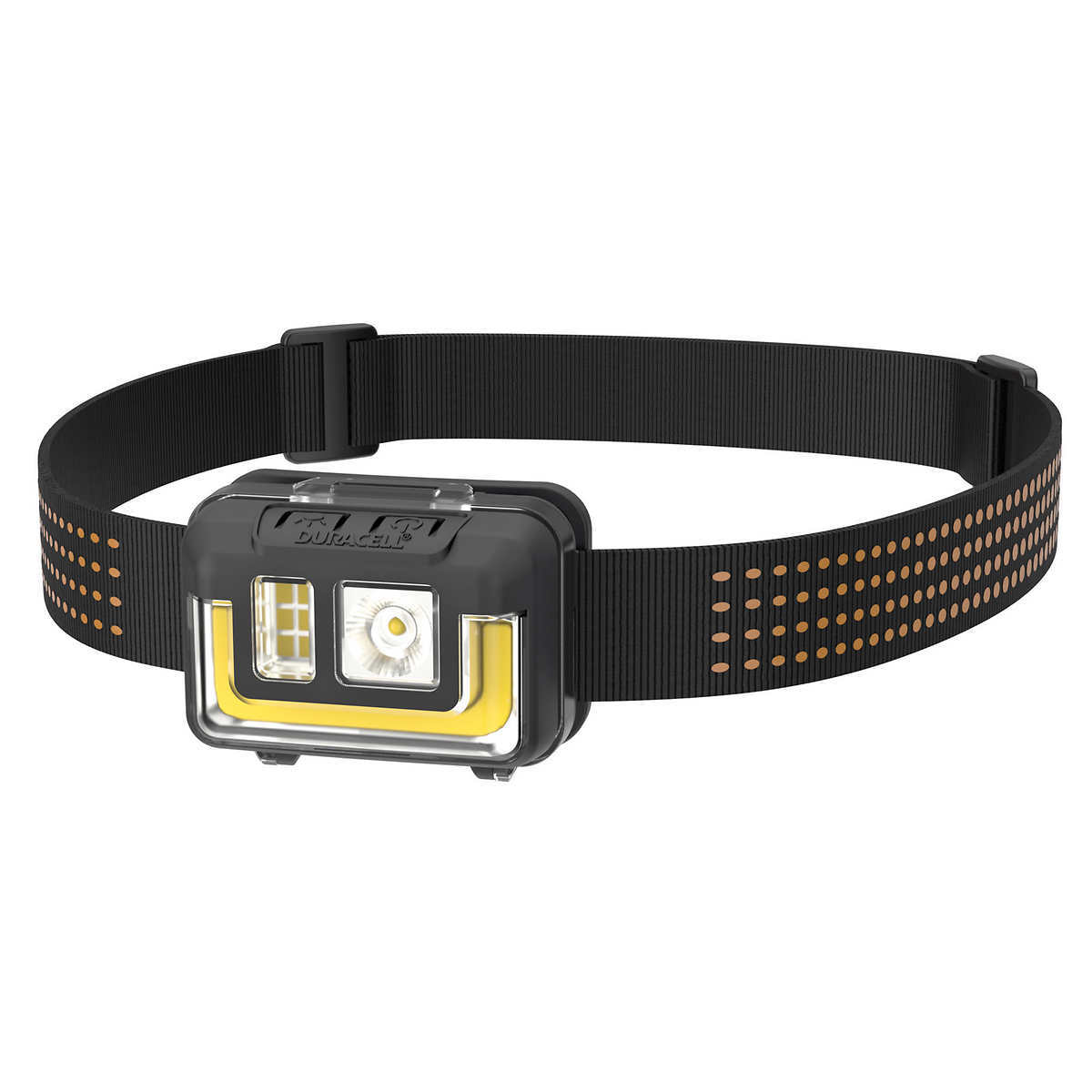 3 Pack Duracell 575 Lumen LED COB Headlamps 6 Beam Modes Batteries Included