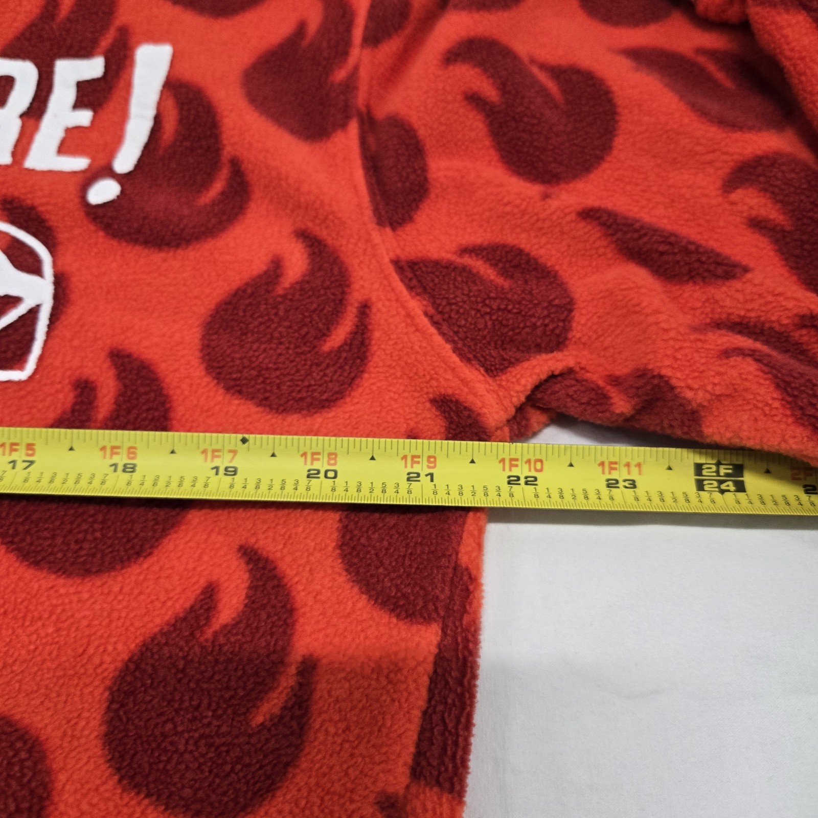 EUC Adults LARGE Taco Bell Fire Hot Sauce x Tipsy Elves Jumpsuit Pajamas One Pc.