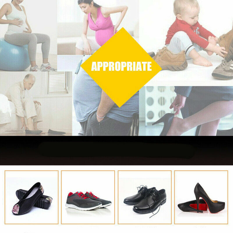 Extra Long Shoe Horn Tool Wood Handle 21.5" Shoehorn For Daily Aid Stick Boots