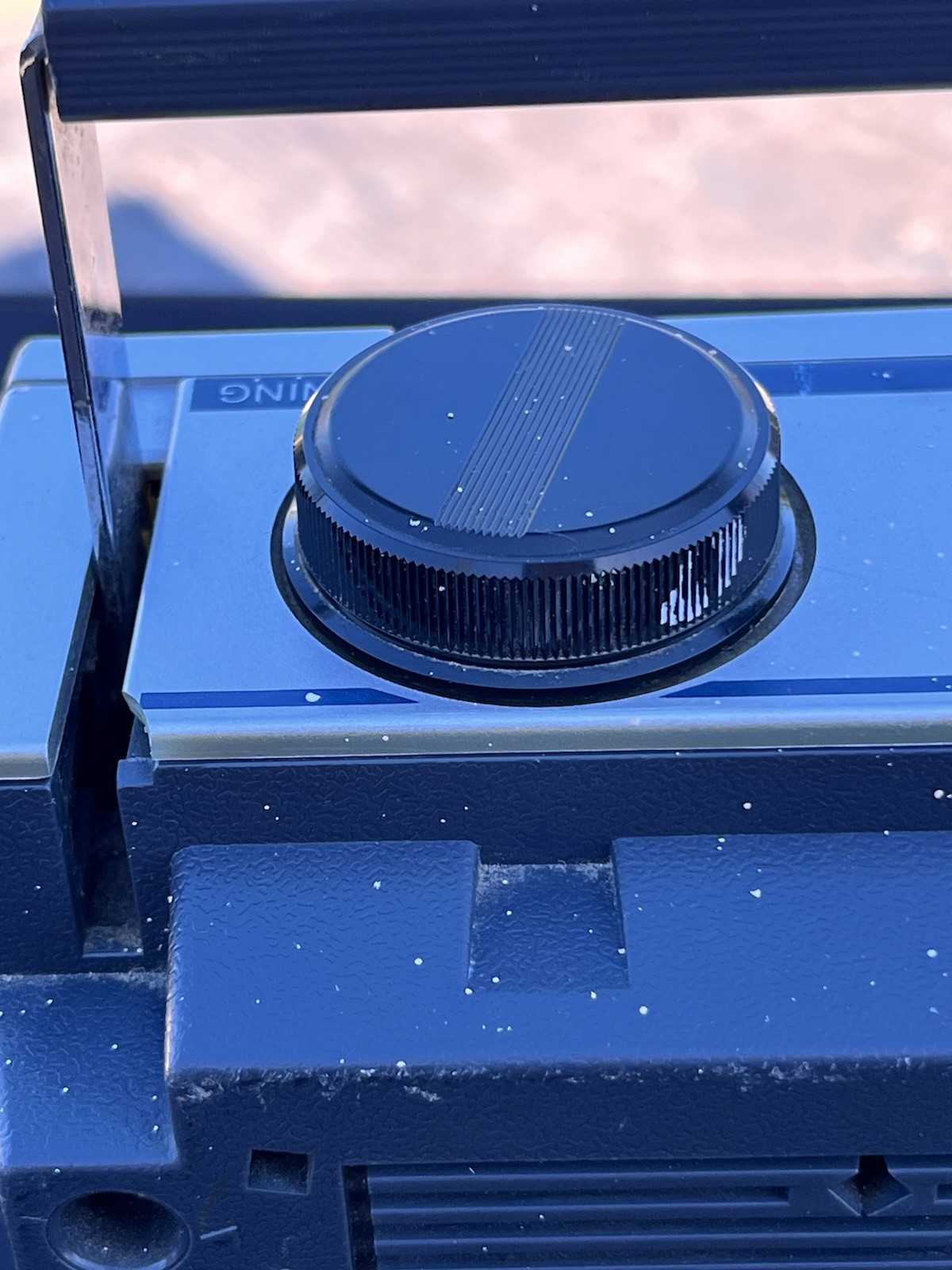 VINTAGE 1980’s Sanyo M-W1 AM/ FM Dual Band Stereo Cassette Radio Boombox Works