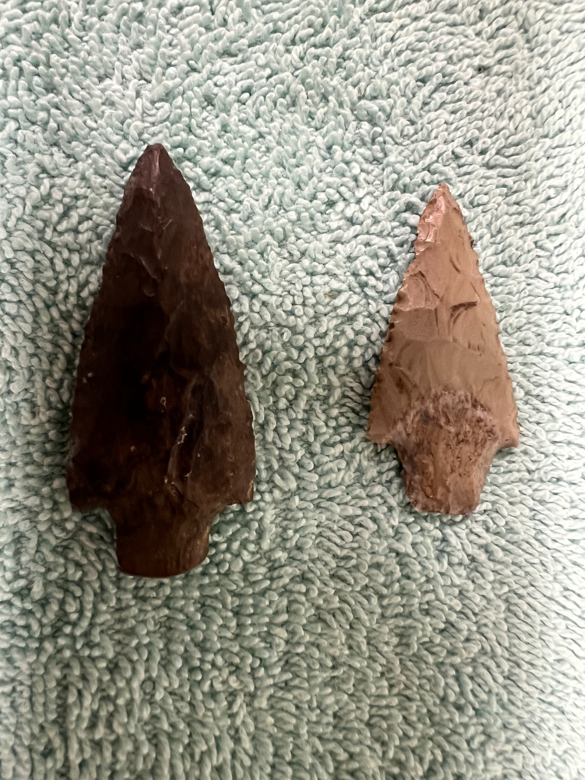 North American Adena Point Ohio Arrowheads (Lot of 2)