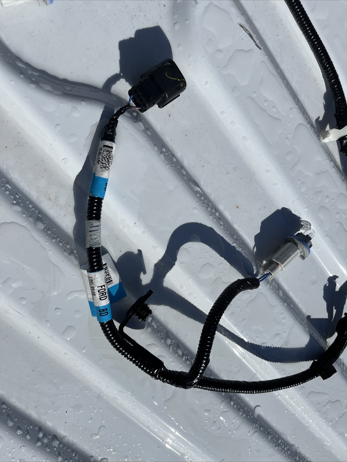 2017-2022 Ford OEM F250 F350 Rear Bumper License Plate Tag Light Wiring Harness