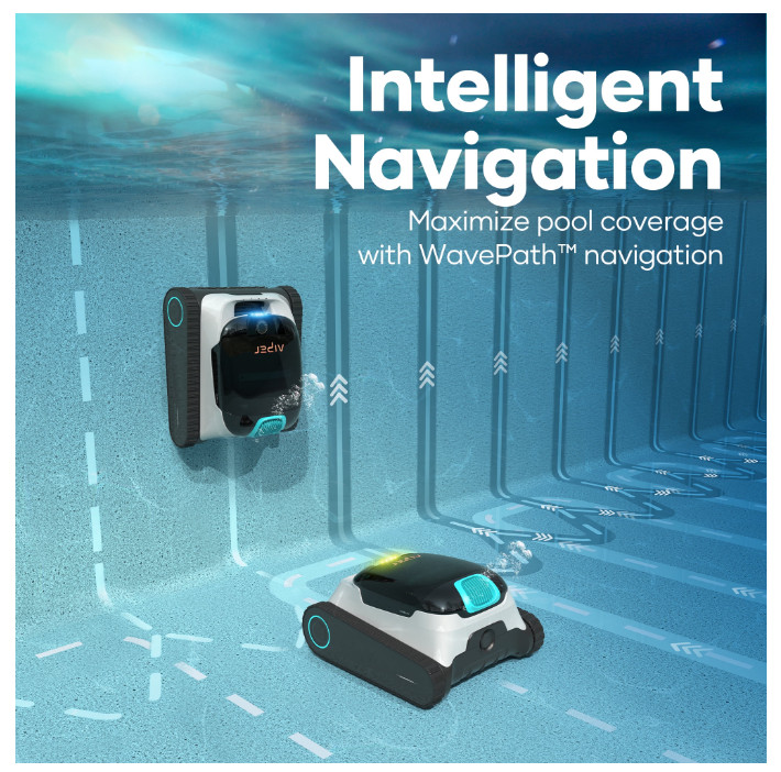 AIPER Scuba N1 Robotic Pool Vacuum Cleaner, Cordless, 2 Extra Brushes - Free shp