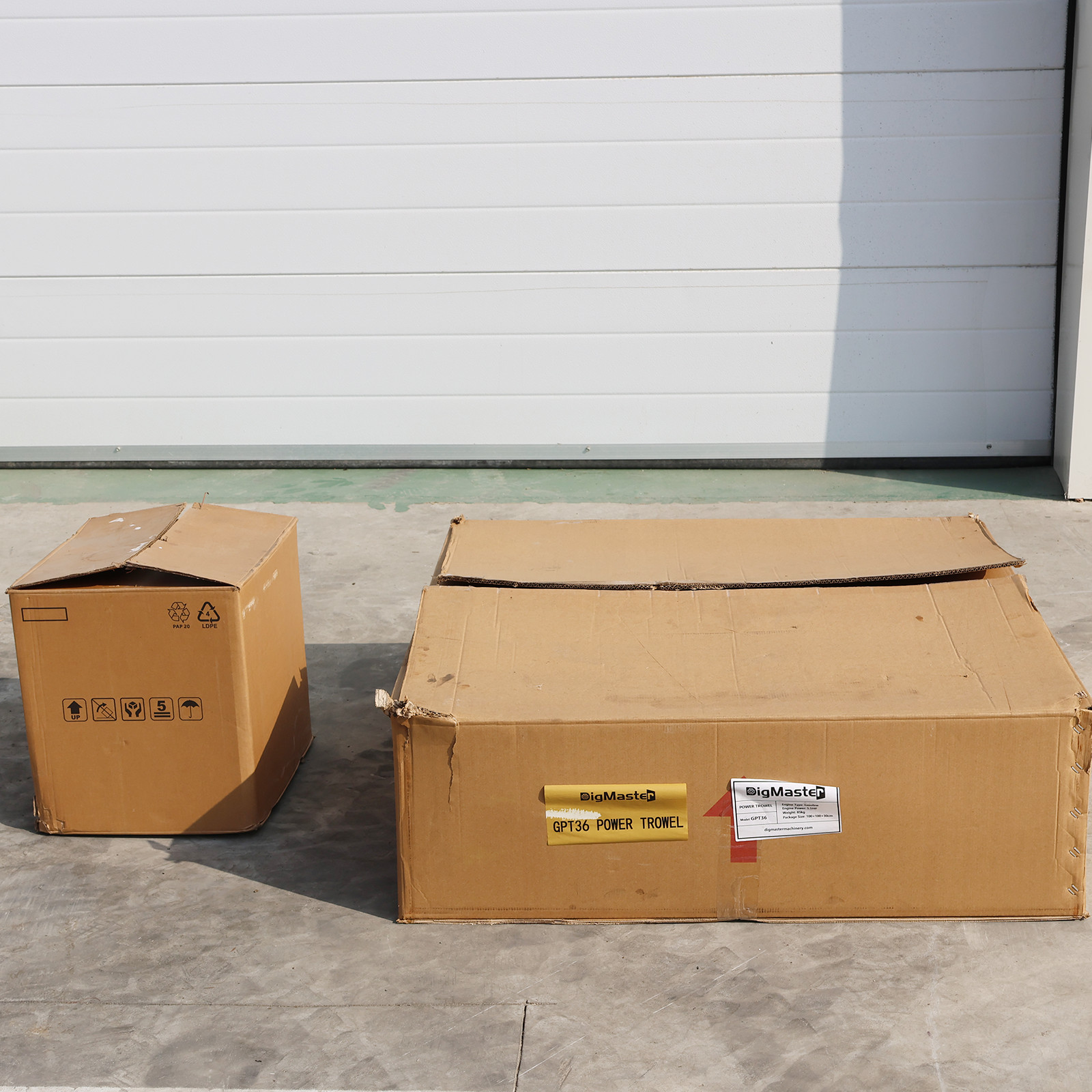 7HP Gas Power 39.37" Cement Surface Finishing Power Trowel Machine w/Float Pan