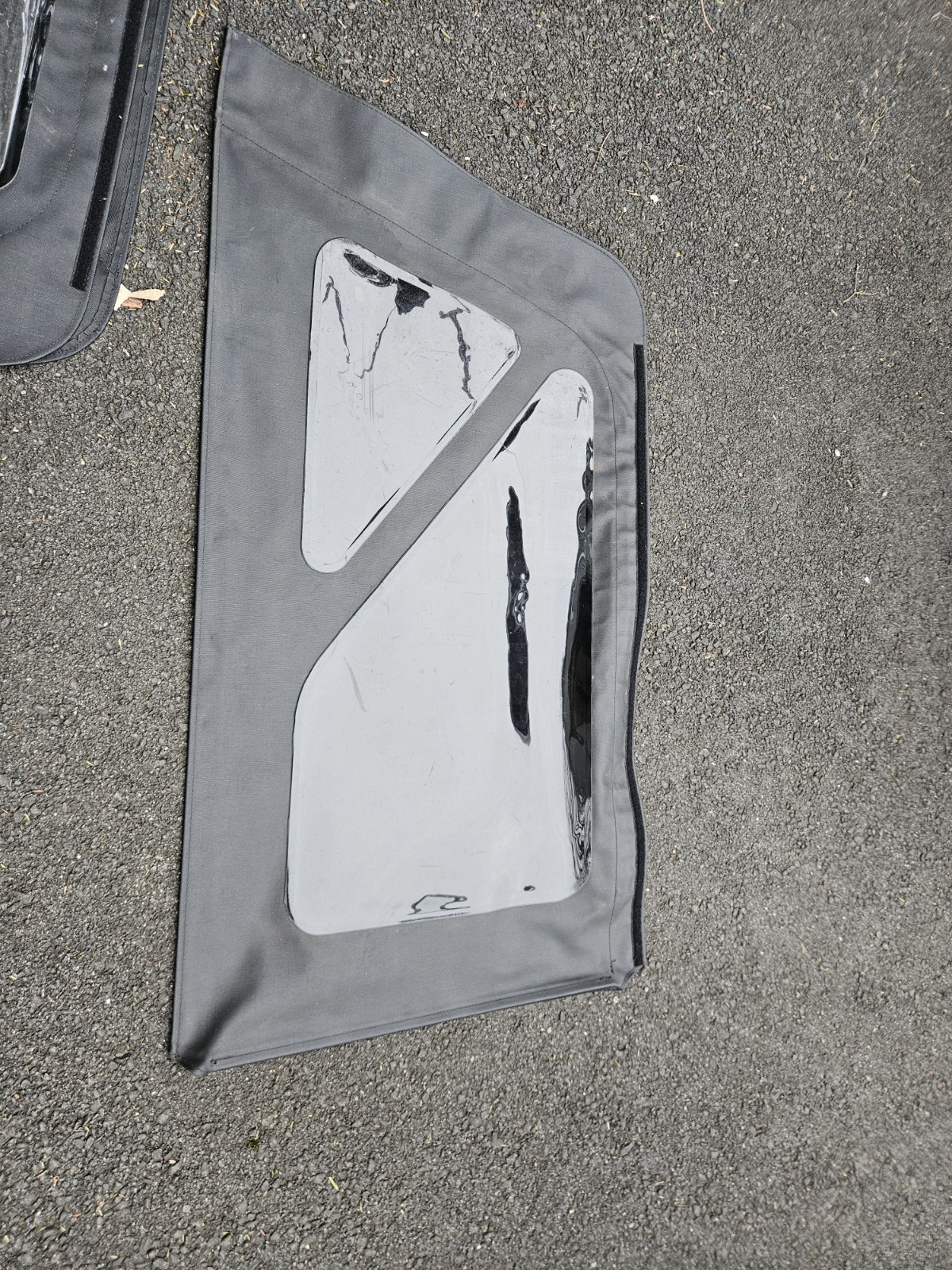 Jeep Wrangler 2 Door RH Passenger Soft Top Window Vinyl TINTED MOPAR JK 07-18