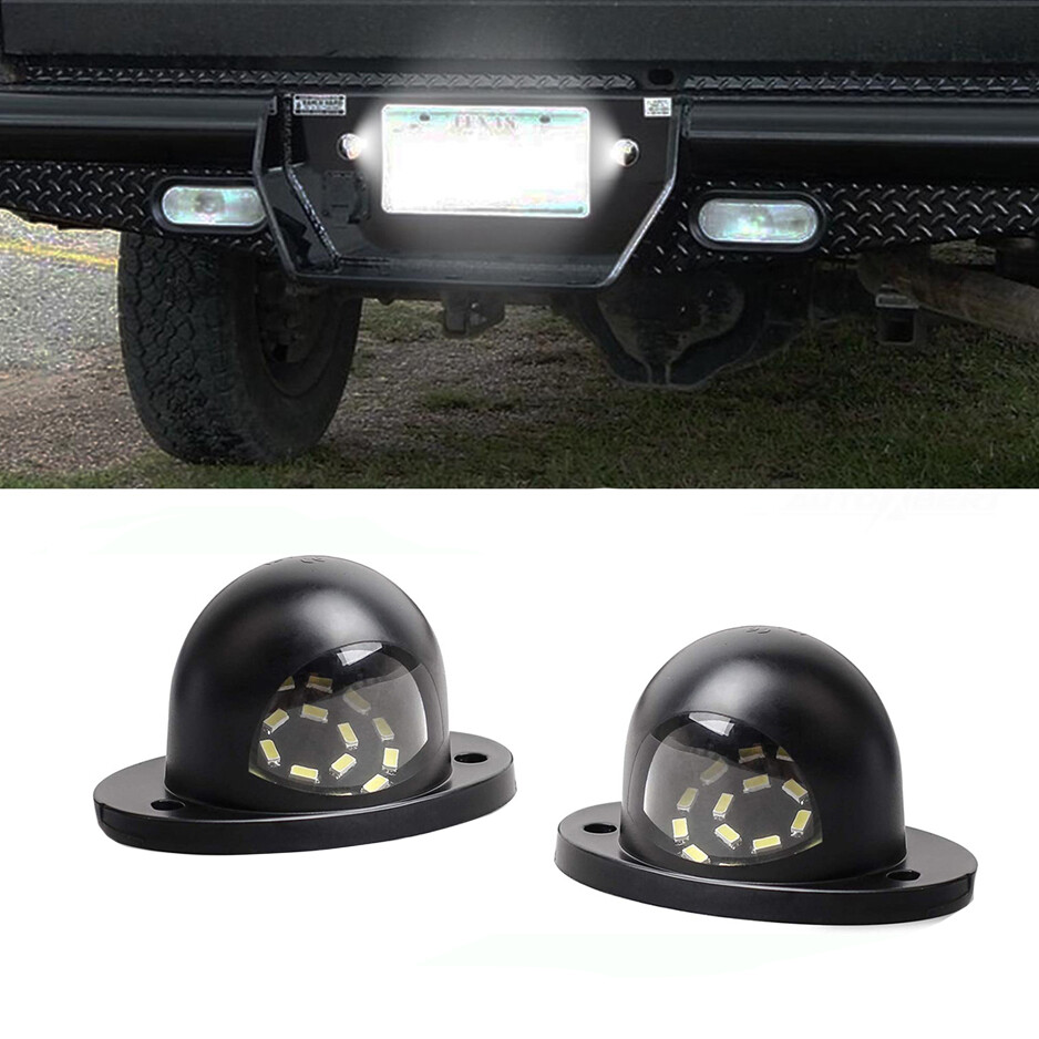 White LED Rear License Plate Lamp Light for 1994-2001 Dodge RAM 1500 2500 3500