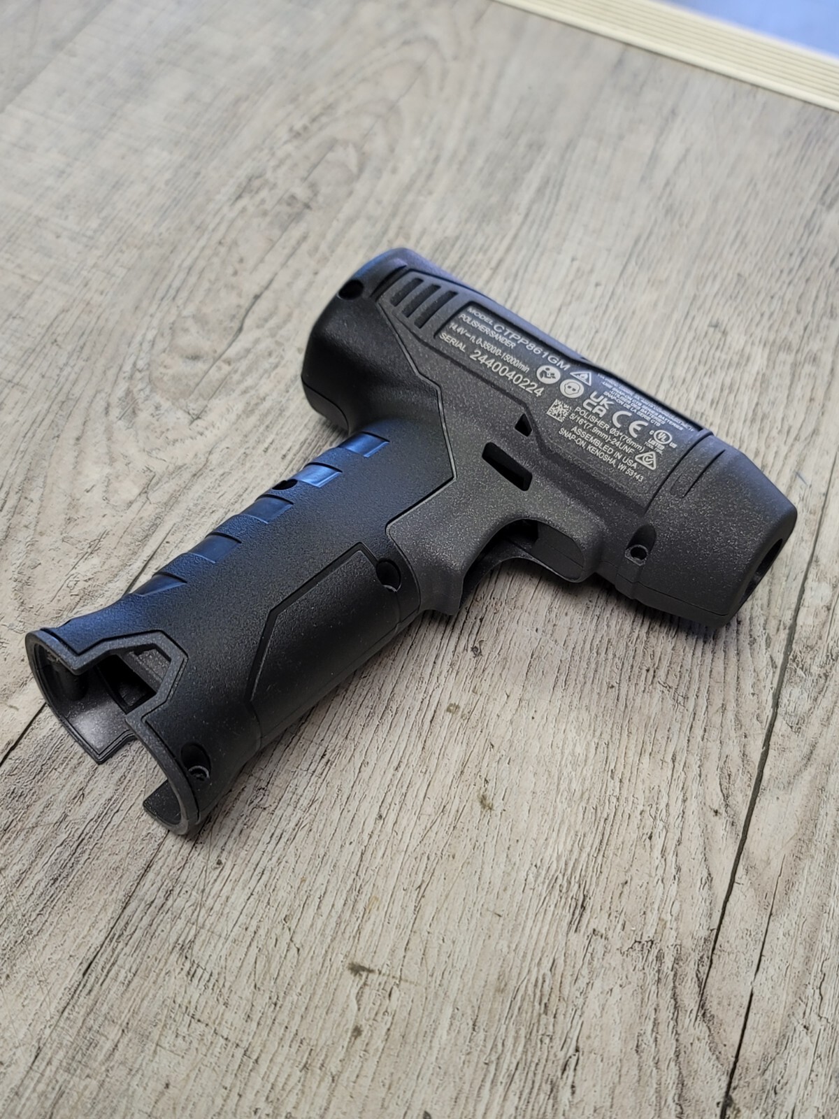 Snap-on Gun Metal 14.4v MicroLithium Cordless Polisher Prep Tool CTPP861 Repair