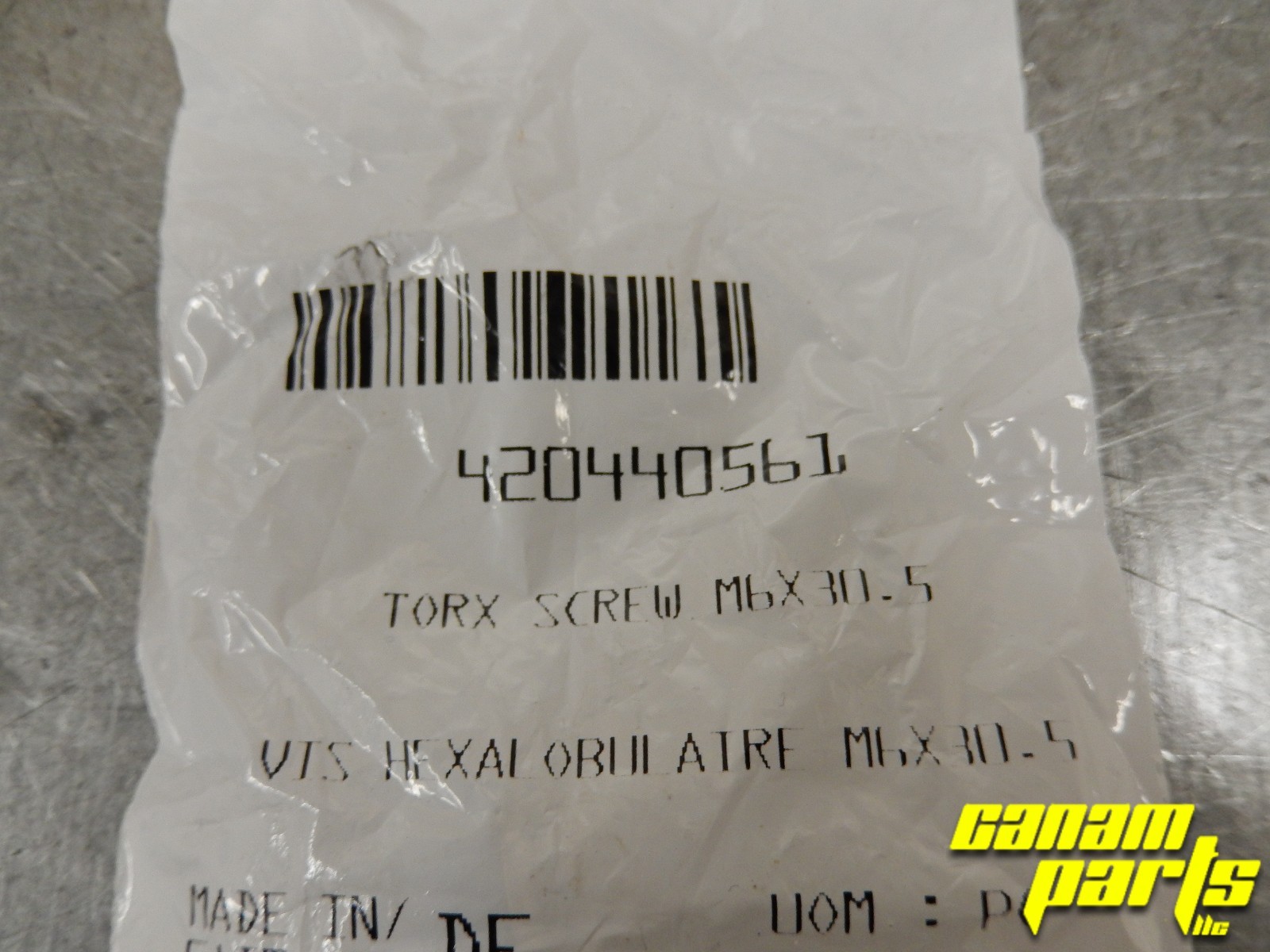 Can Am 13 Torx Clutch Head Bolts M6 X 30.5 CVT Cover Bolts 420440561 STAINLESS