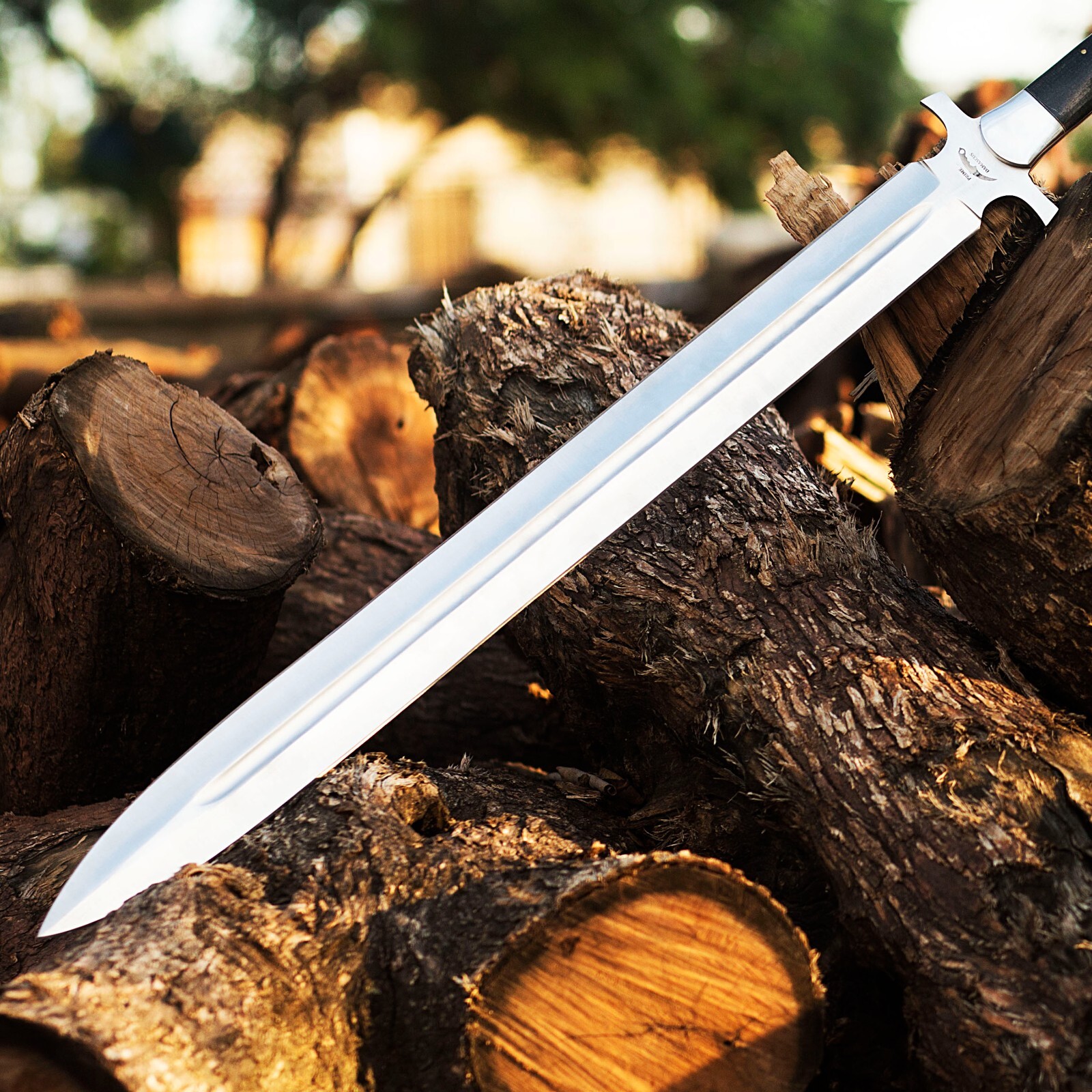 Custom Handmade Full Tang Steel Sword With Scabbard- Battle Ready Sword