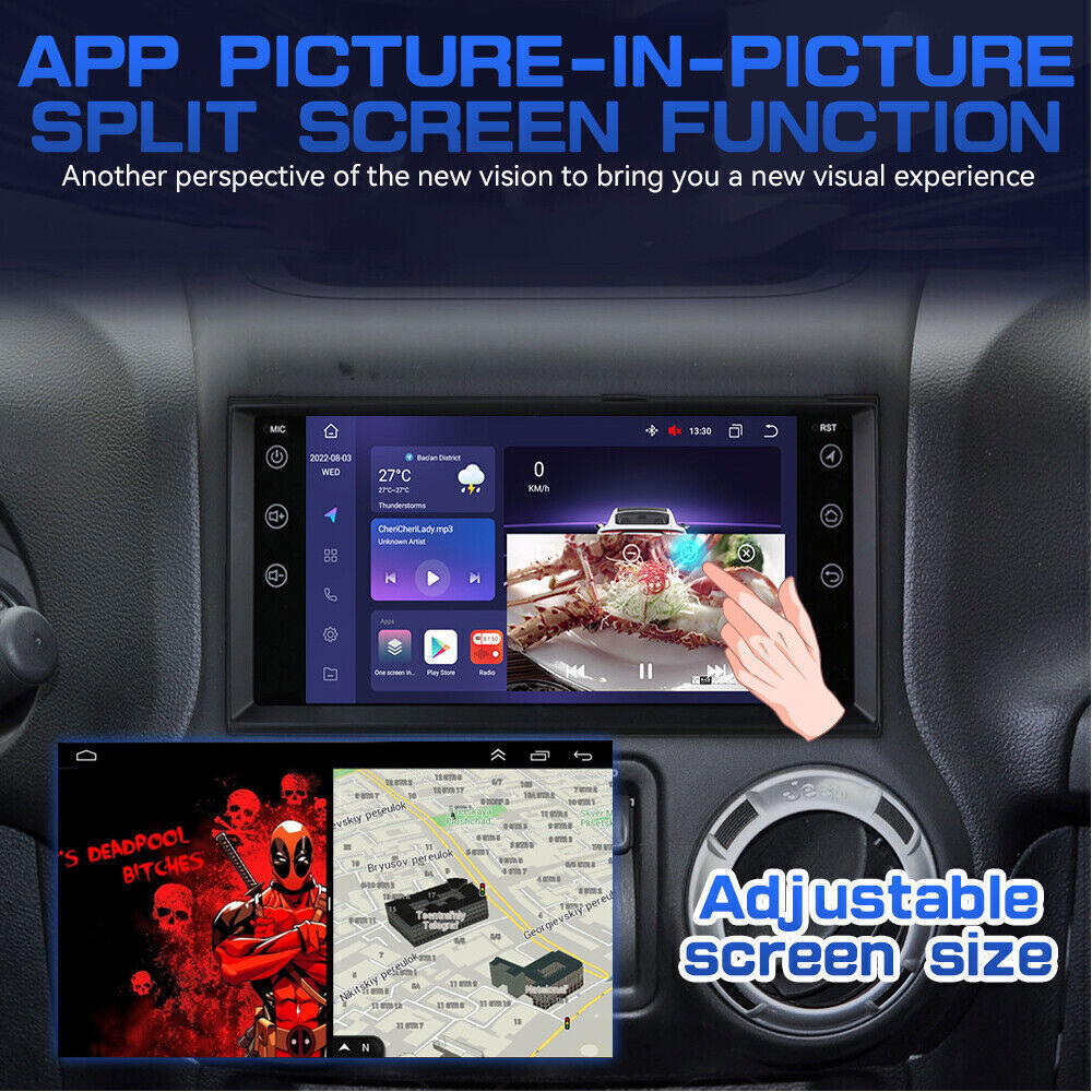 For 2014-2022 Jeep Grand Cherokee Android 13.0 Carplay Car Stereo Radio GPS Navi