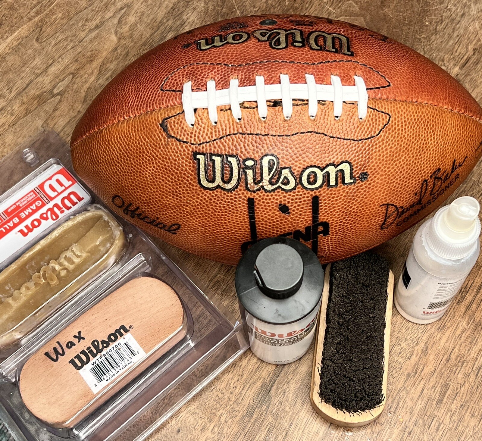Leather Football Restoration. Bladder Replacement, New Laces, Game Prepping.