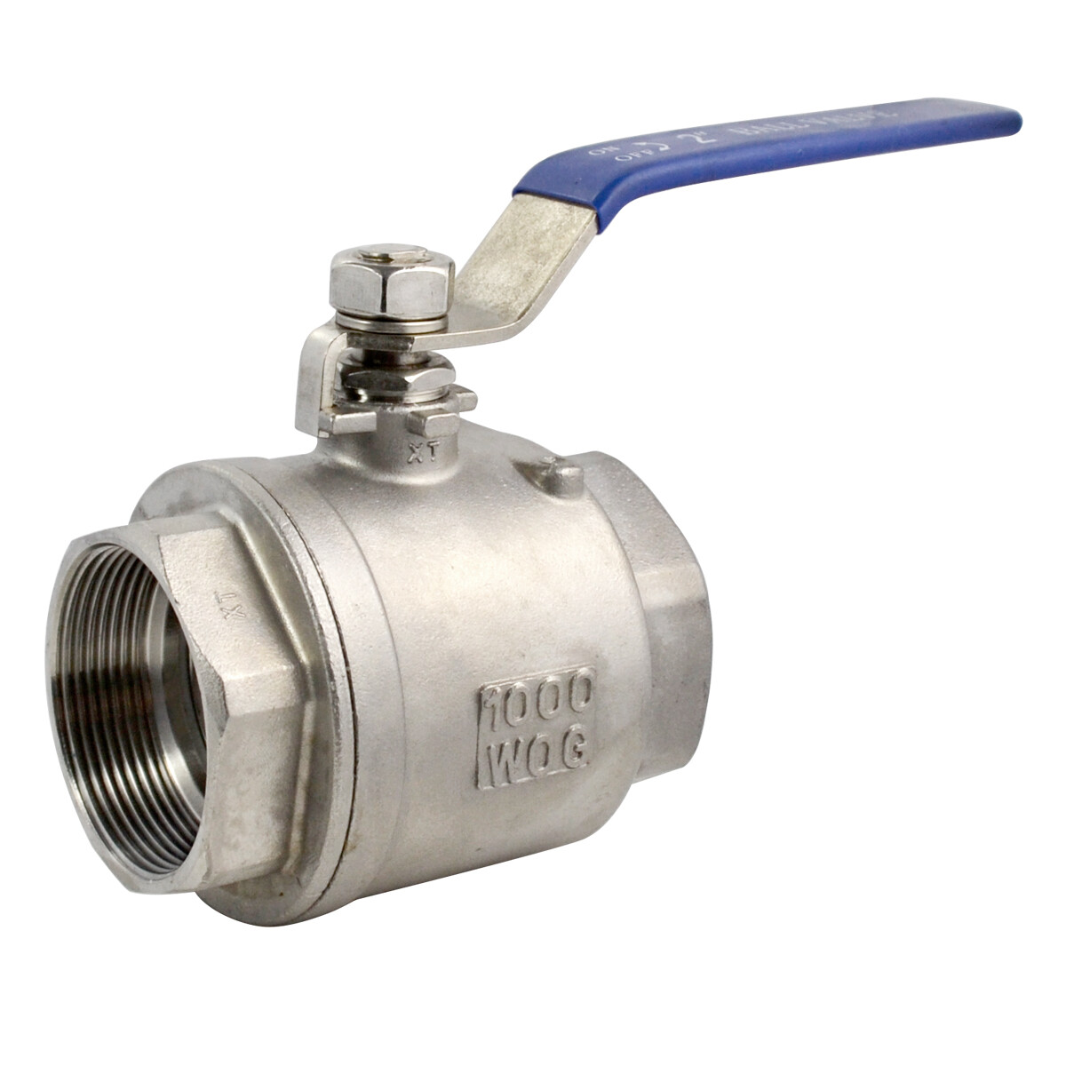 2 inch 2" Ball Valve,316 Stainless Steel Full Port,2-Piece, 1000WOG 2Pack