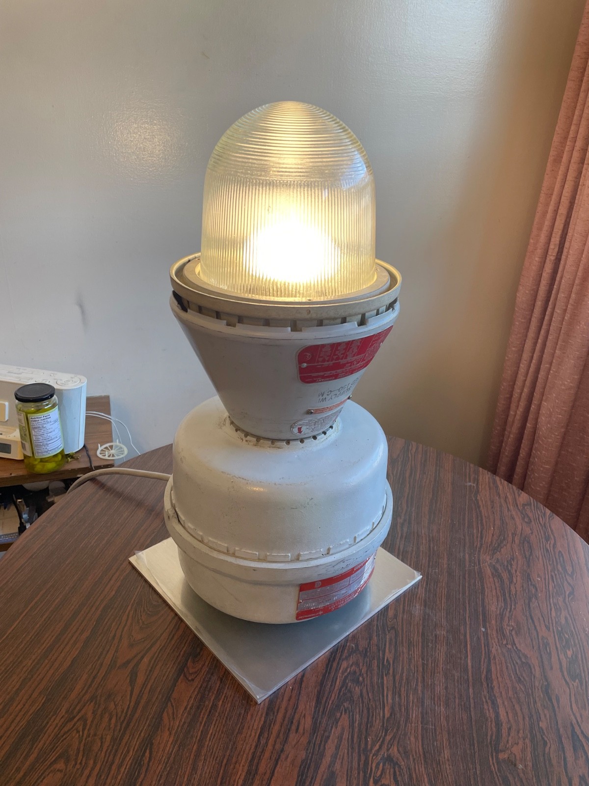Table Lamp Appleton Codemaster, converted to regular bulbs Explosion proof