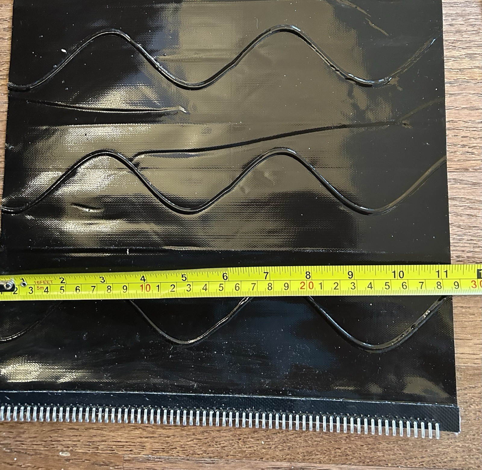 Antunes Roundup ~ 7000416 ~ Black Wavy Silicone Toaster Belt ~ Brand New In Pkg~