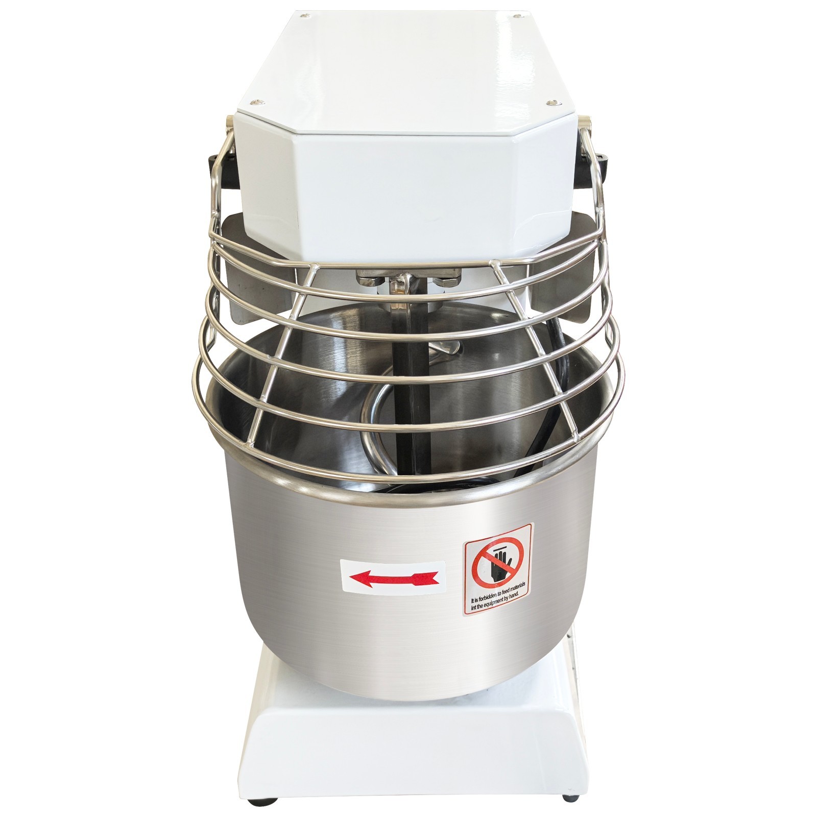 10QT Commercial Dough Mixer 110V Spiral Flour Mixing for Bakeries, Restaurants