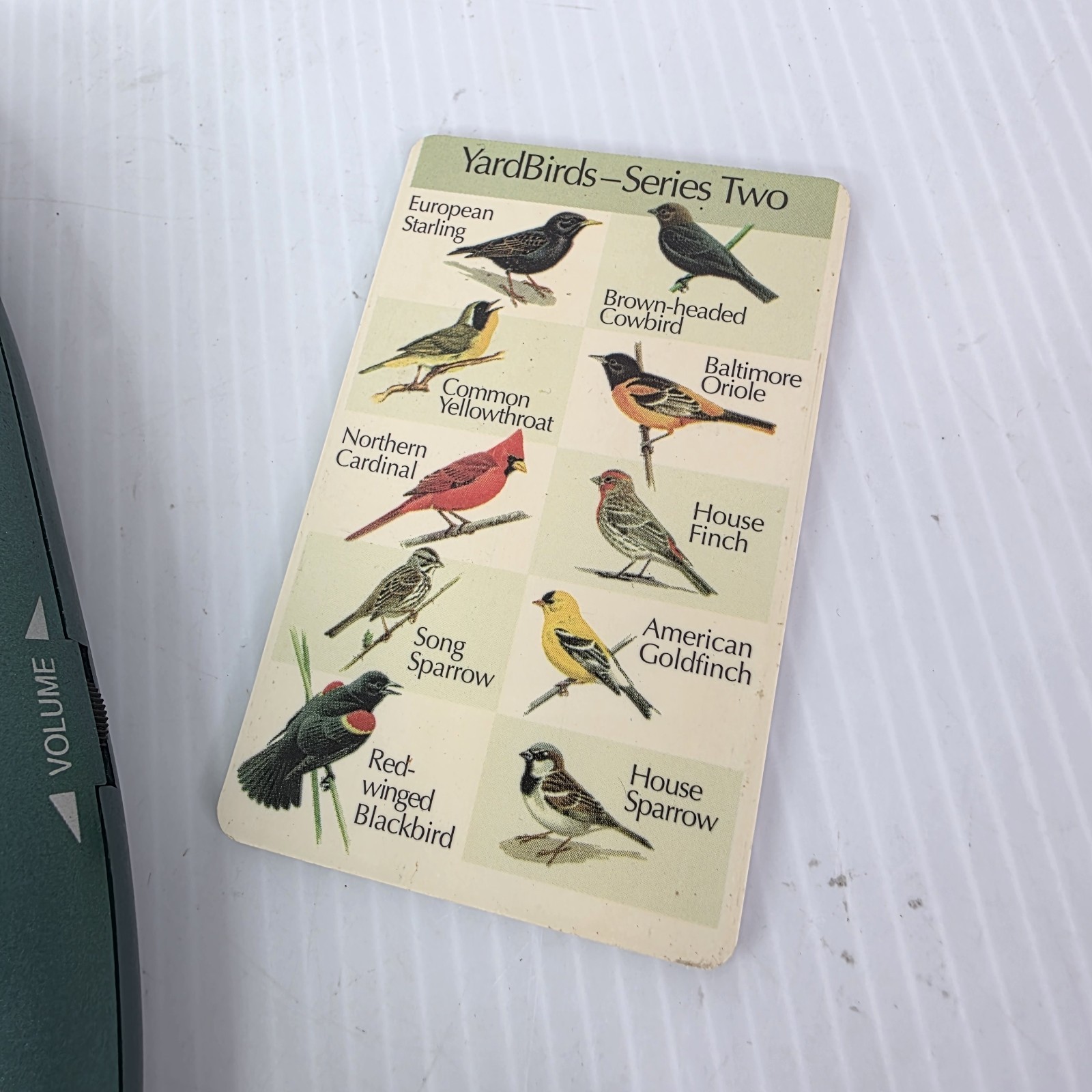 BirdSong IdentiFlyer w/ Yard Birds Series Two - One Card - Tested & Works