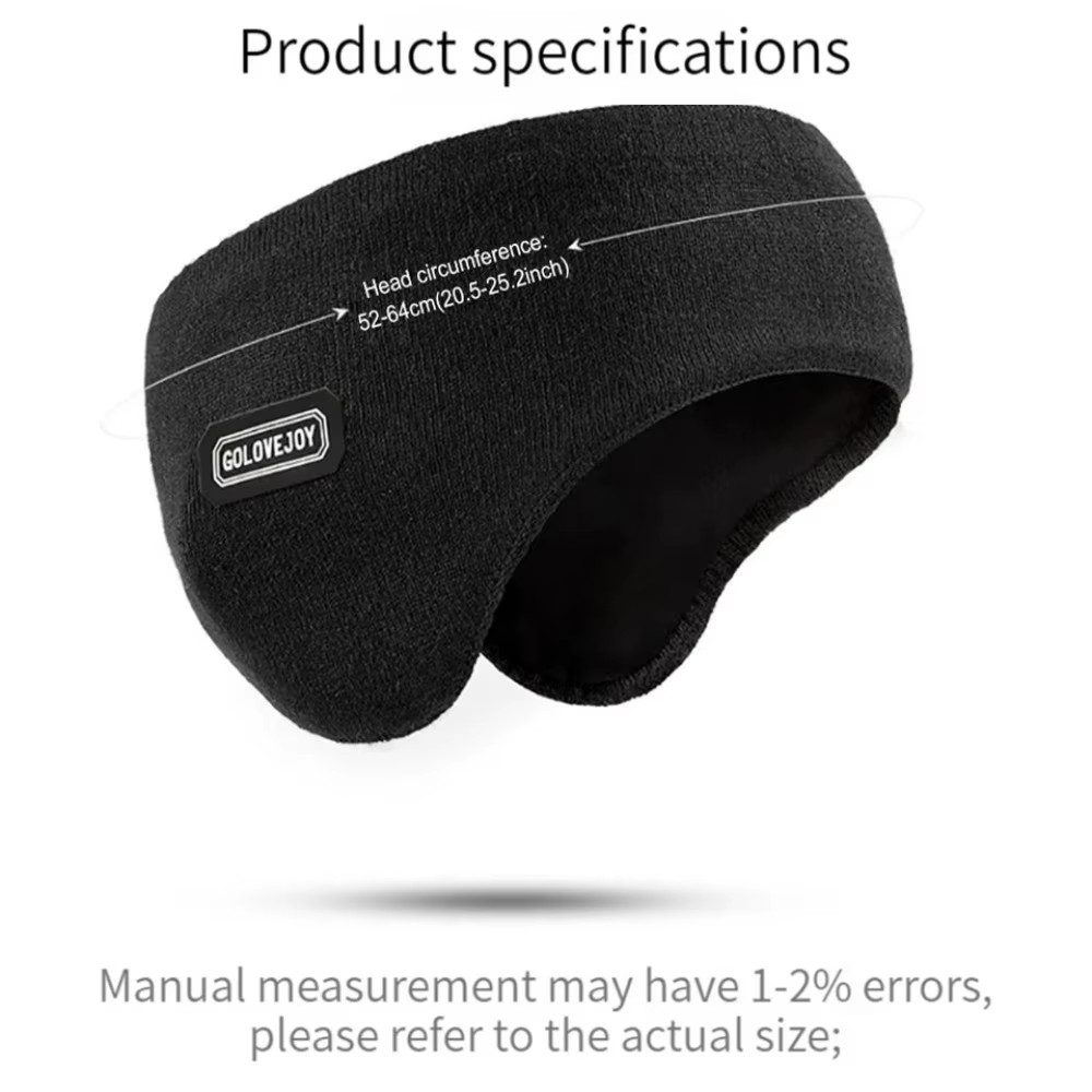 Soundproof Earmuffs Noise Reduction Winter Warm Ear Muffs for Sleeping Men Women