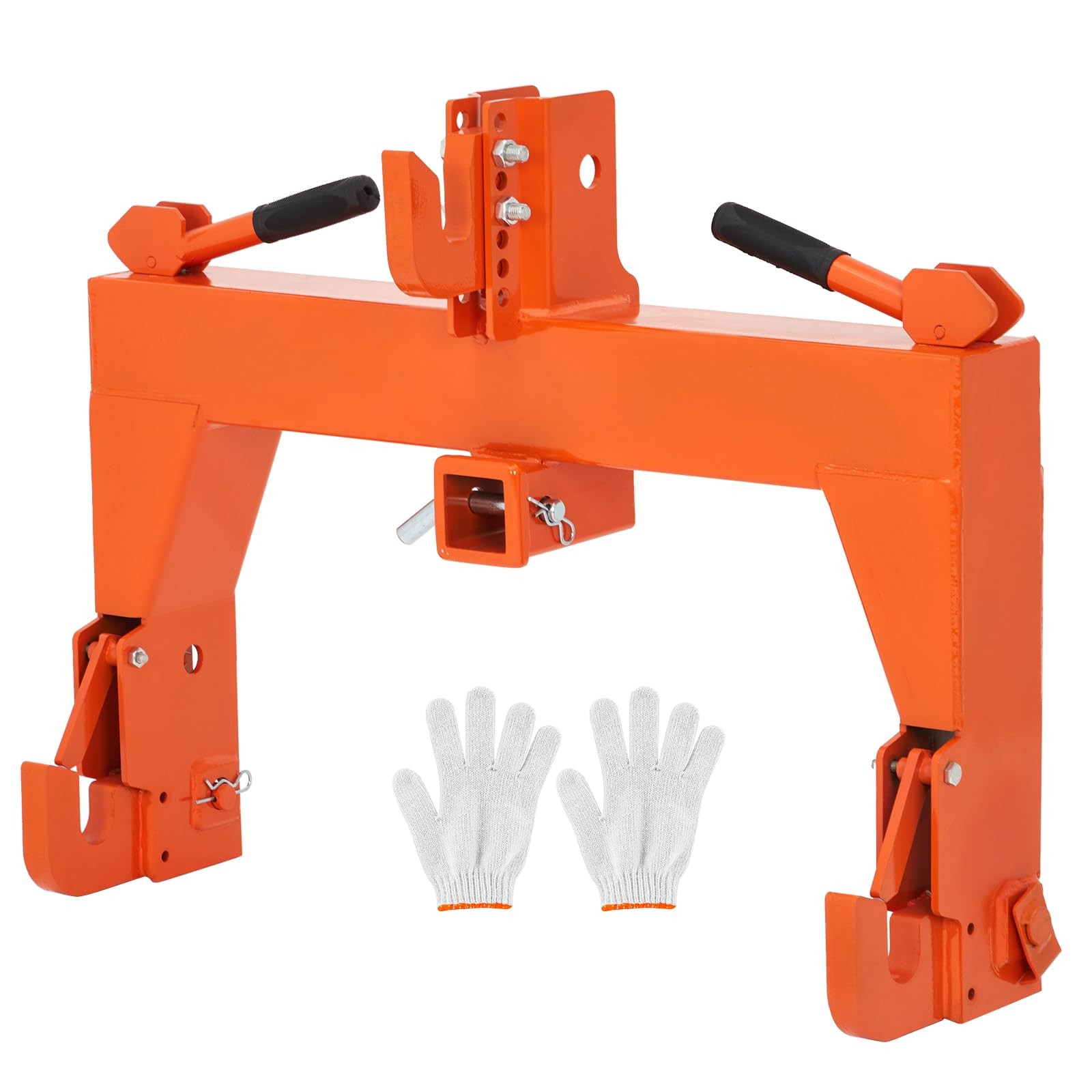 3-Point Quick Hitch Attachments W/2"Receiver for Cat 1 Cat 2 Tractors 3000 LBS