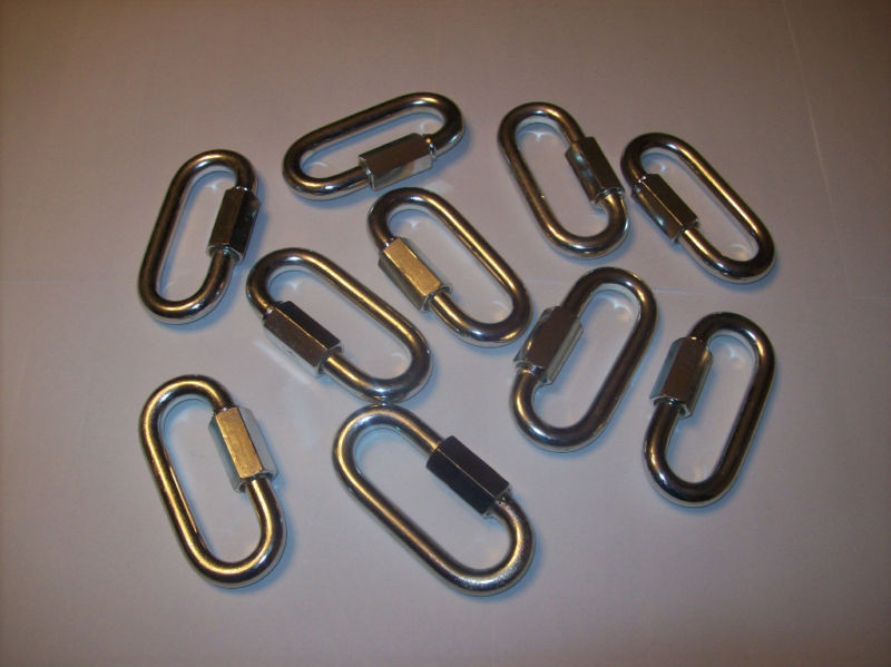 10 QUICK LINK SAFETY HOOK 3/8" 2220lb TOWING CZQL3/8