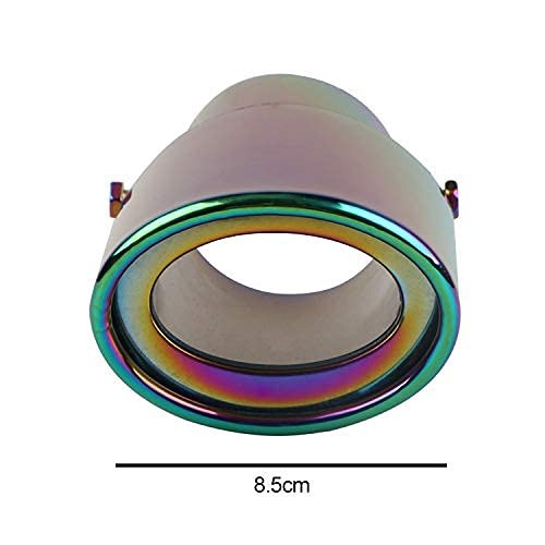 Universal Straight Type Stainless Steel Car Exhaust Tail Muffler Tip Pipes Fit