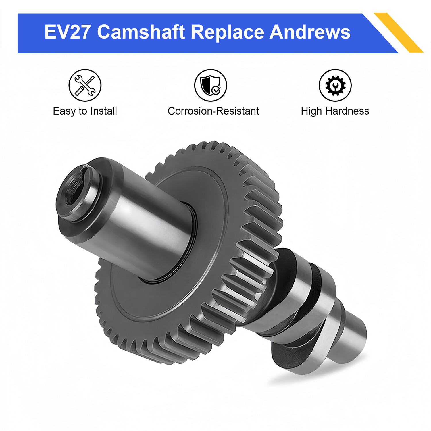 EV27 Replacement Camshaft for Andrews 291127 in Harley Evolution Big Twin Motors