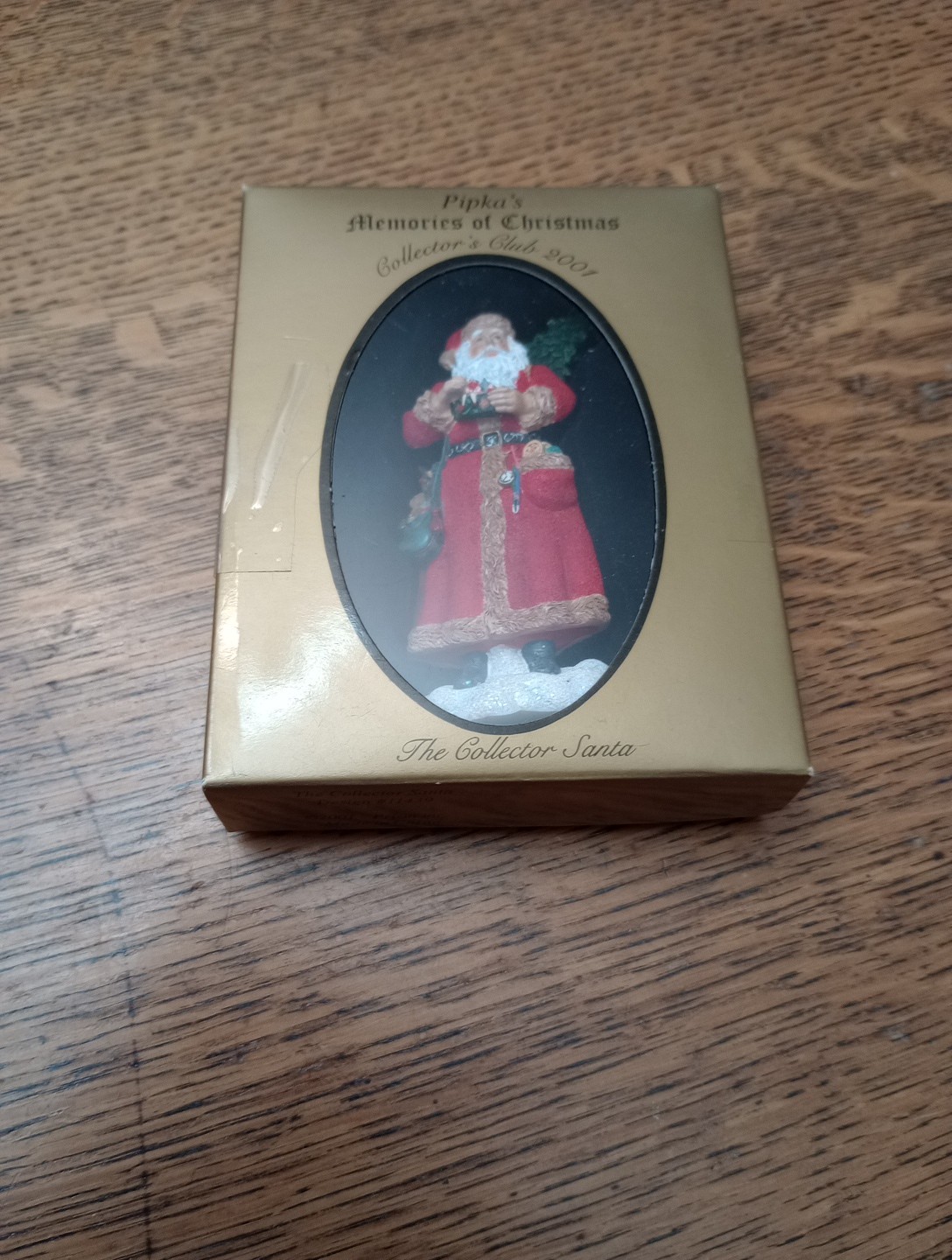 Pipka's Memories Of Christmas Collector's Club '01 Collector Santa Design #11439