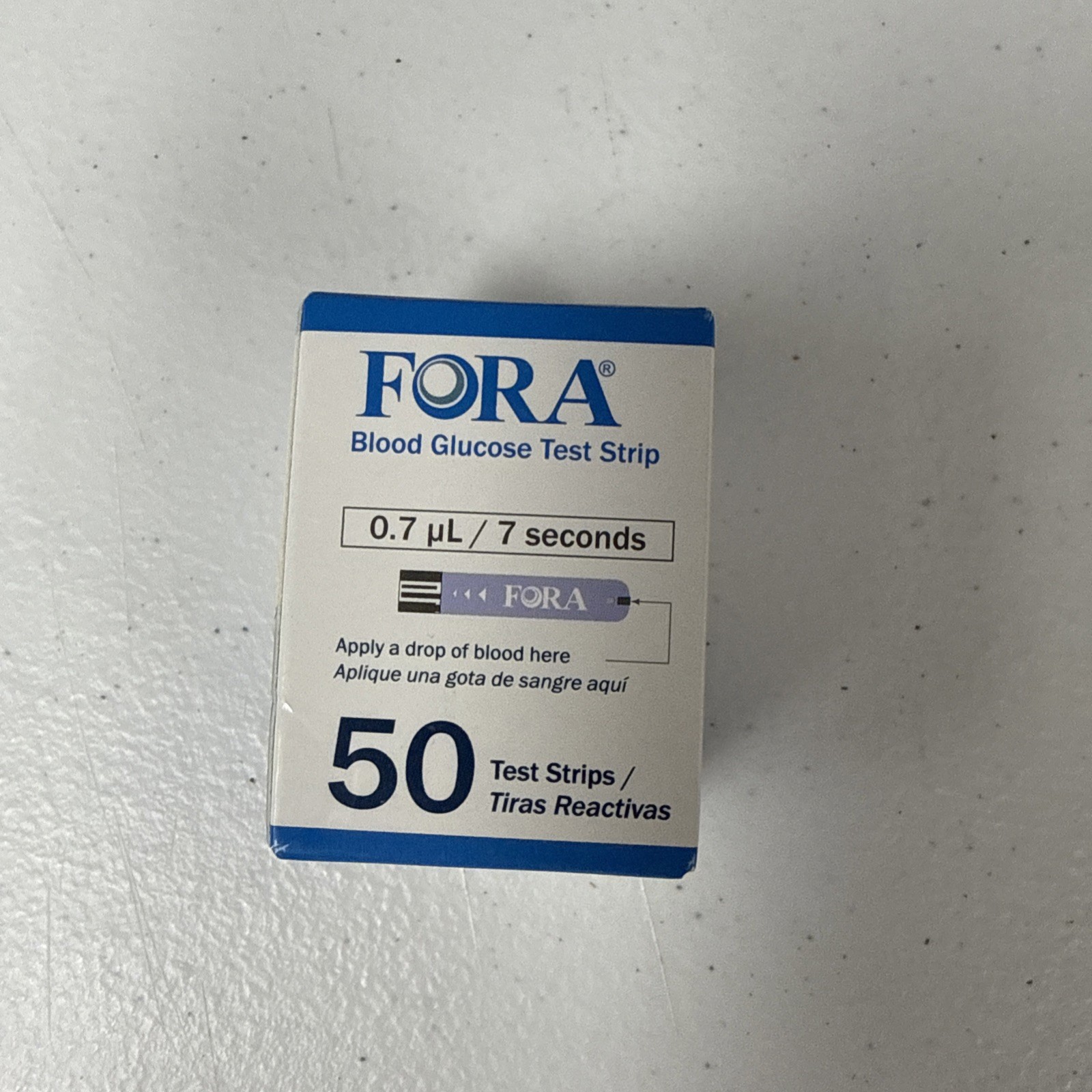 FORA Blood Glucose Test Strips V10 D10 D20 Premium V12 50 Count Exp. 12/2027