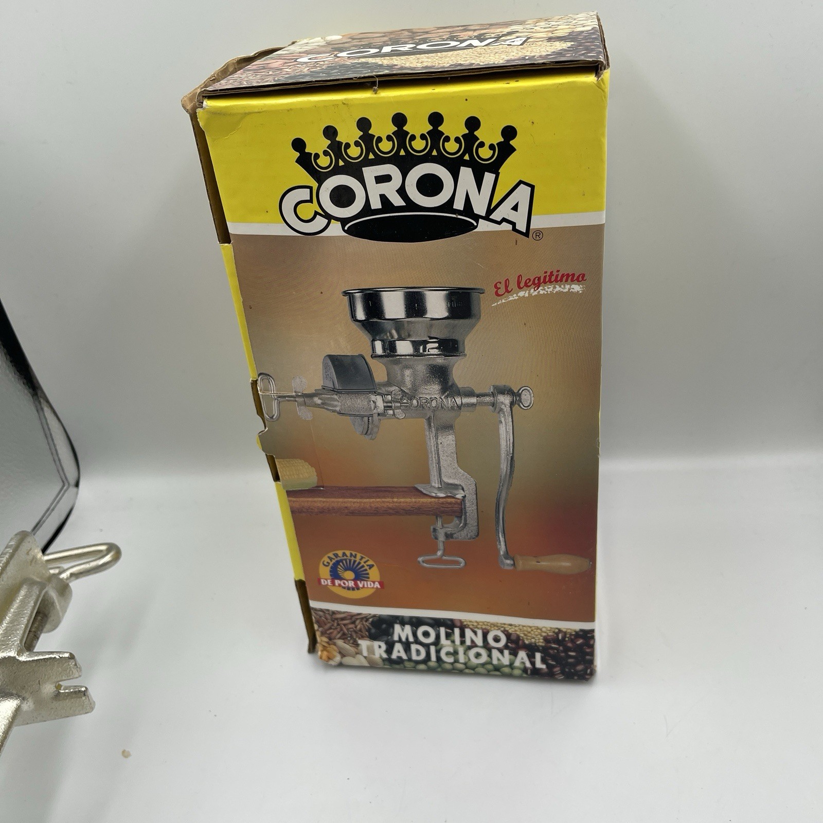 Landers Corona Traditional Corn Mill Grinder Molino Tradicional