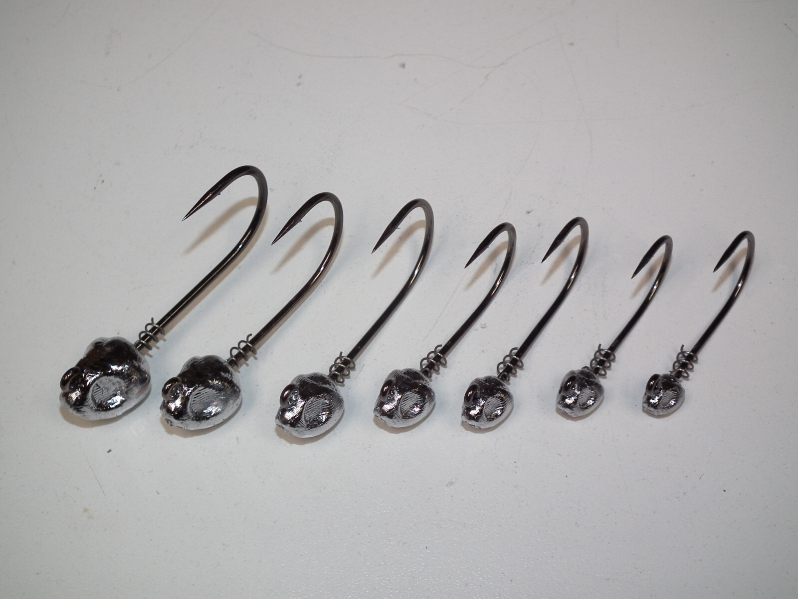 Bullhead Screw Lock Collar Jig Mold 1/8-1oz 32824 Soft Plastics Swimbait USA 3RD