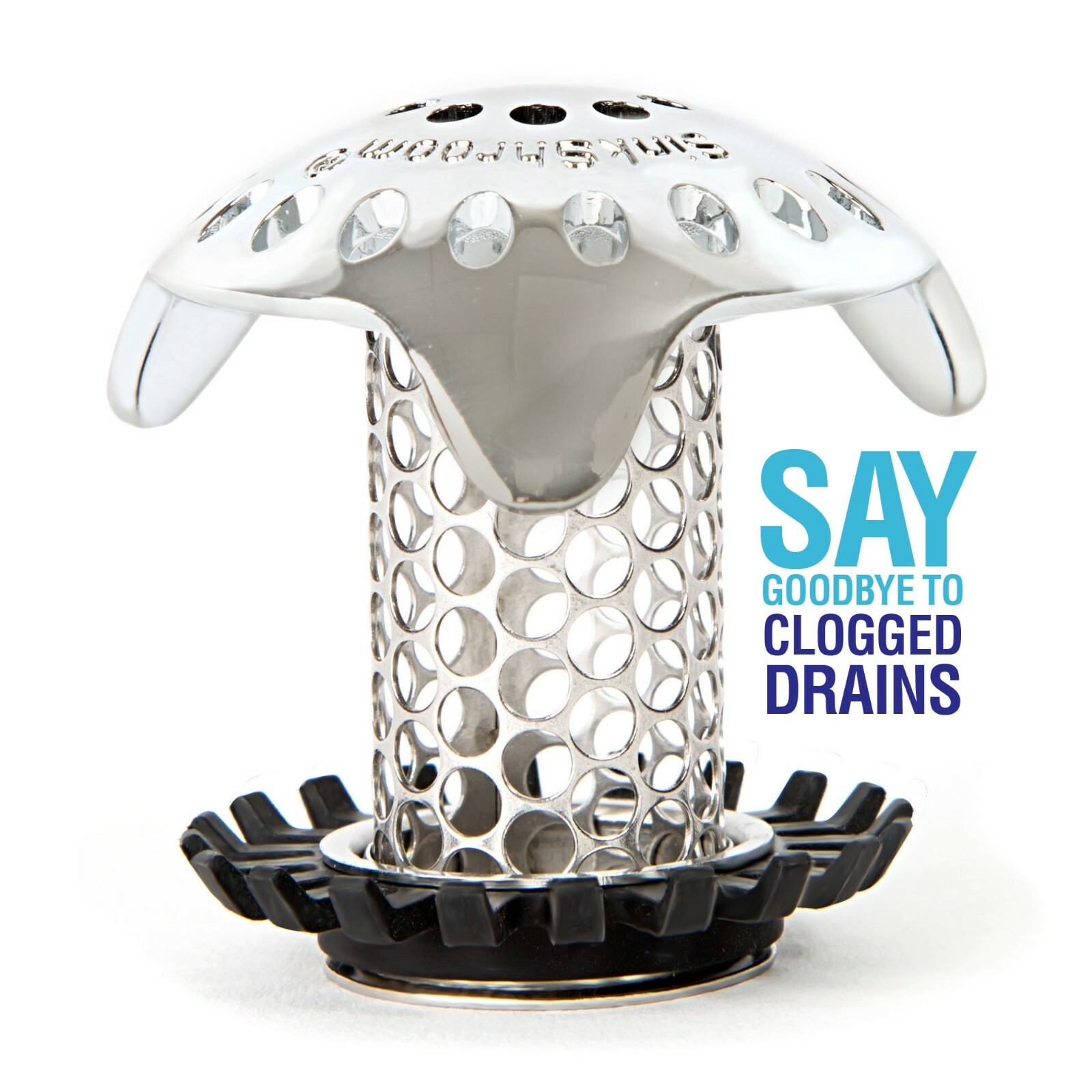 SinkShroom® Ultra Stainless Steel Hair Catcher Drain Protector by TubShroom