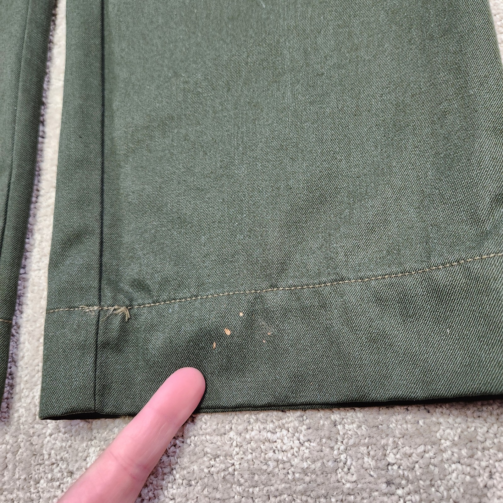 Vintage 80s Military Pants Men 32x32 *READ Gibraltar Fire Resistant Aramid Green