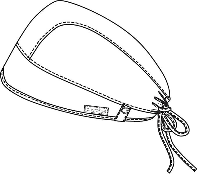 Cherokee Men & Women Print Scrubs Hat CK513, One Size, What The Speck?