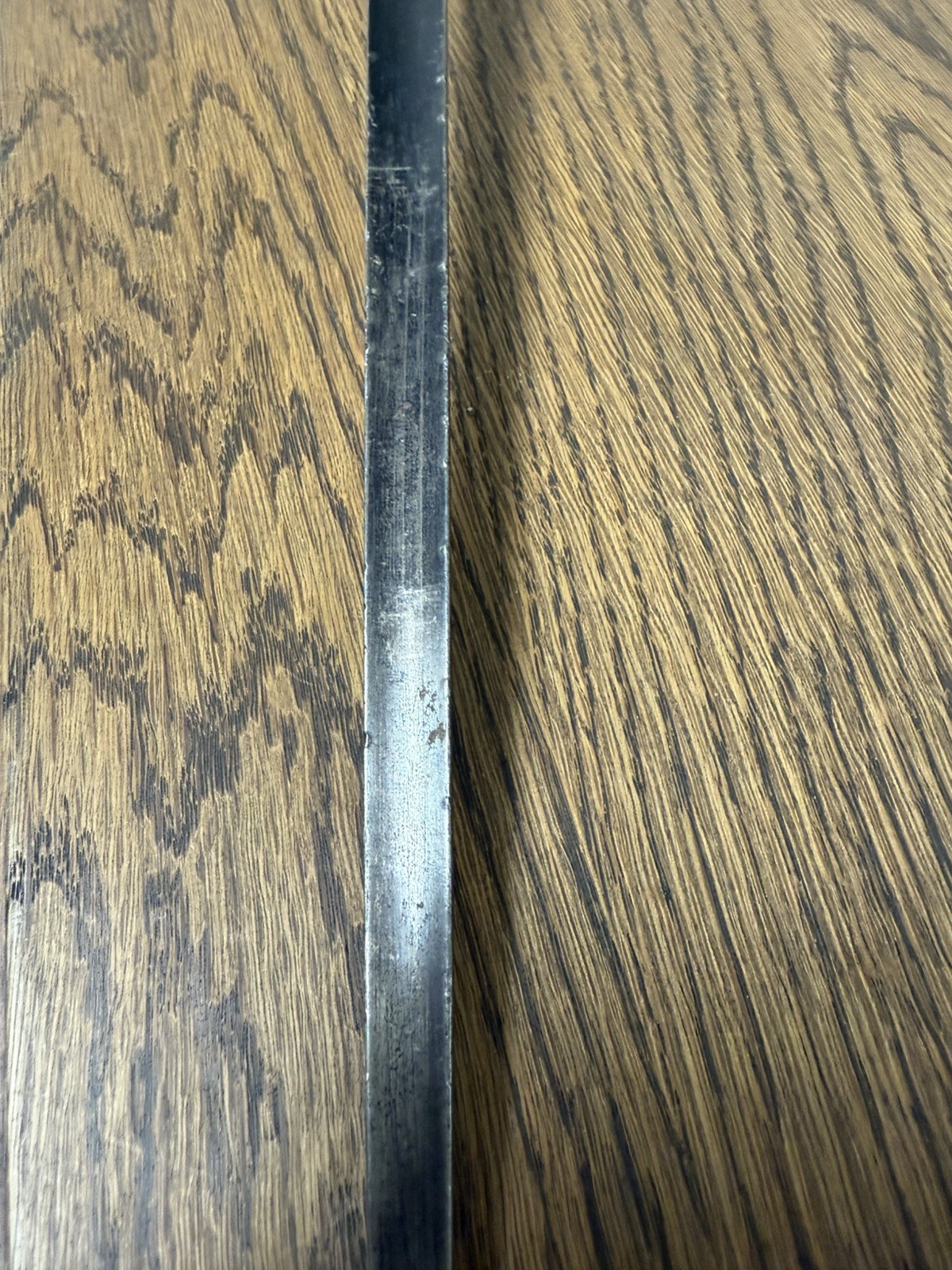 Antique Vintage 19th Century Sword Made In Spain Trefoil Blade Wood Handle