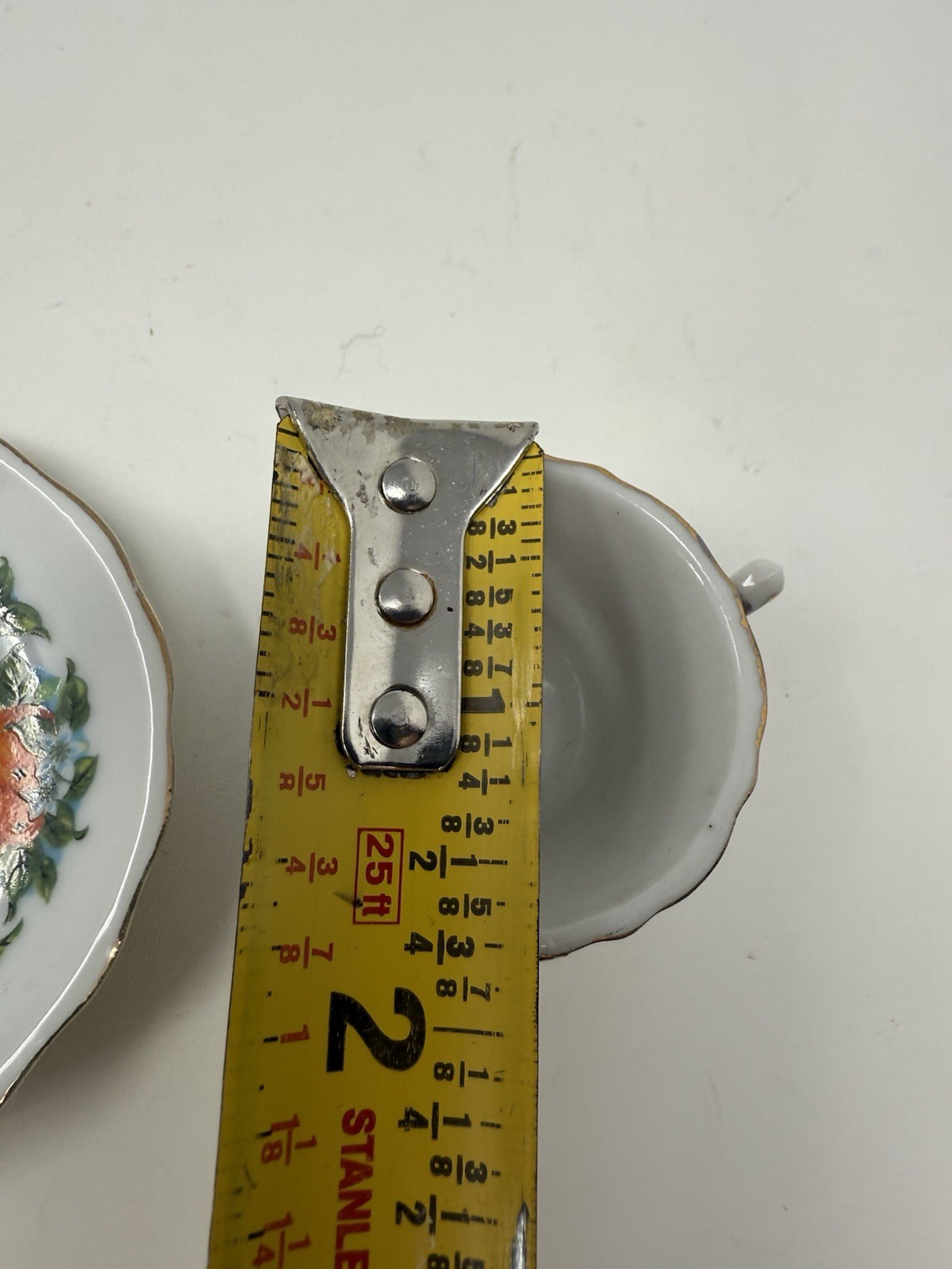 VTG Florida Miniature Cup And Saucer Souvenir Oranges
