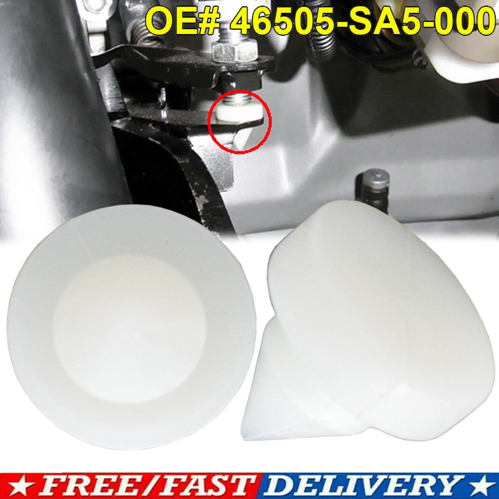 2X Brake Clutch Pedal Stopper Pad Bushing Stop Pad For Honda Civic Accord