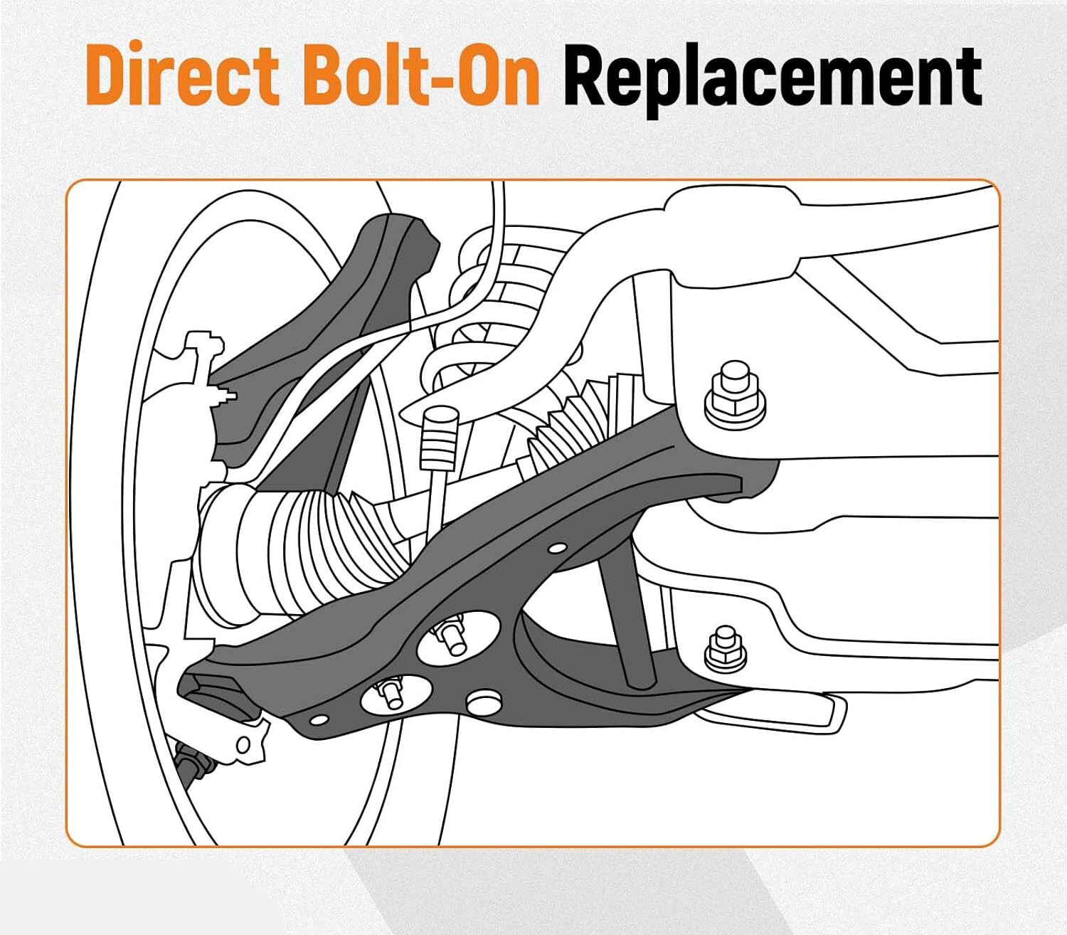 14Pcs Suspension Kit Front Lower Control Arms for Honda Civic 2006-2011 K620383