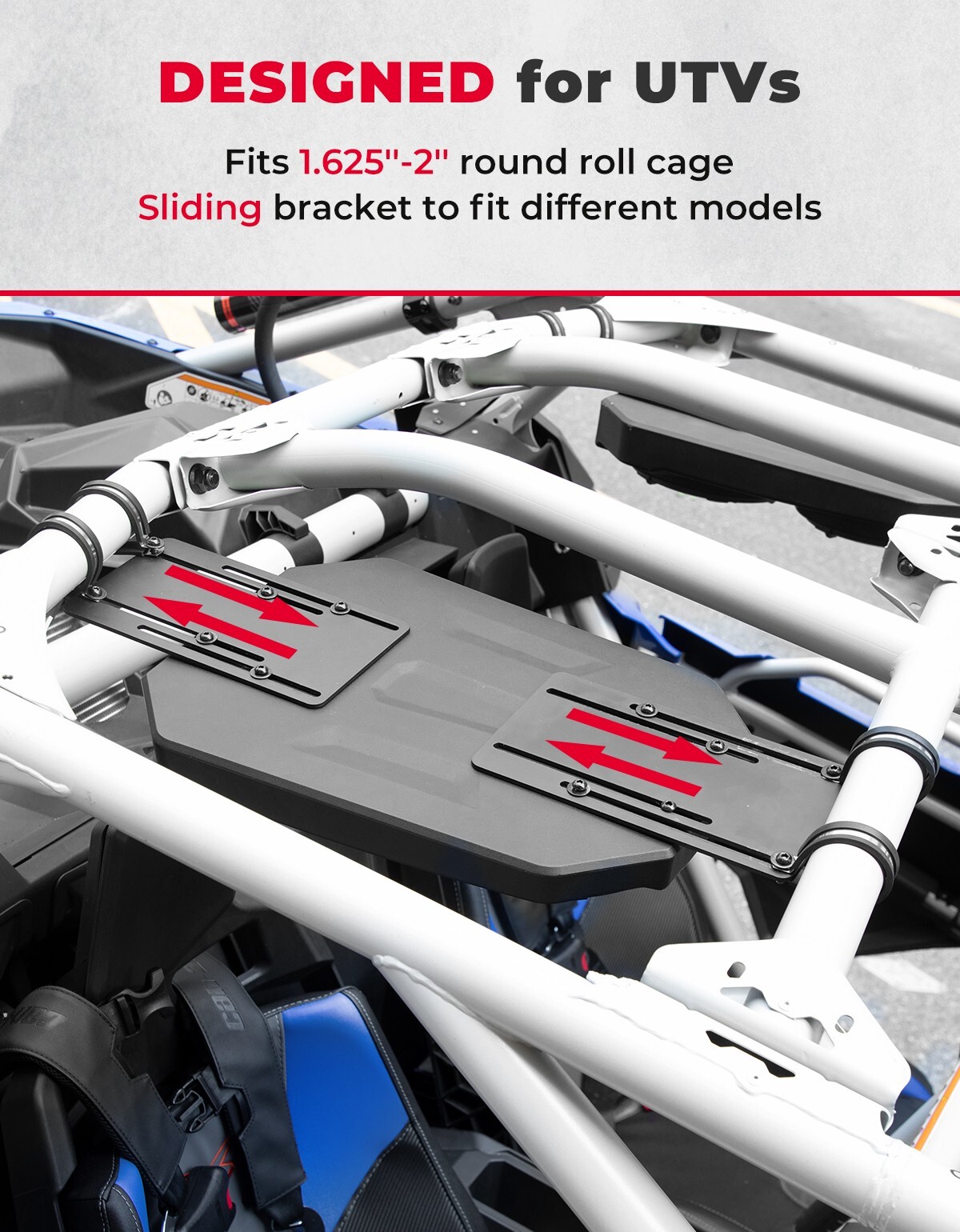 Overhead UTV Soundbar System Stereo Bluetooth Speakers For Can-Am Polaris Golf