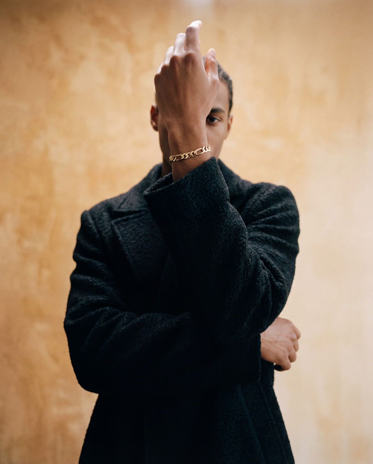 Heavy Men's 14k Gold Stamped Italian Figaro Link Bracelet 8" Inches 5MM