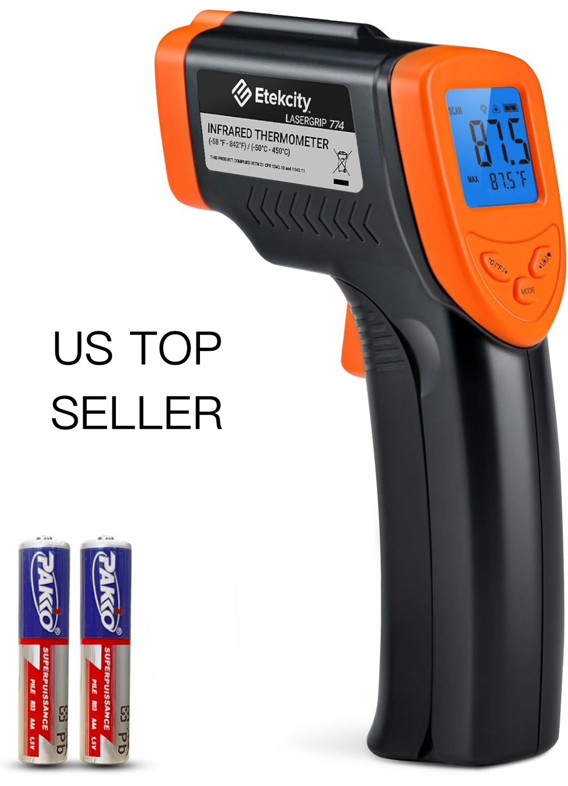 Etekcity Infrared Thermometer Laser Temperature Gun For Food BBQ Pizza Oven