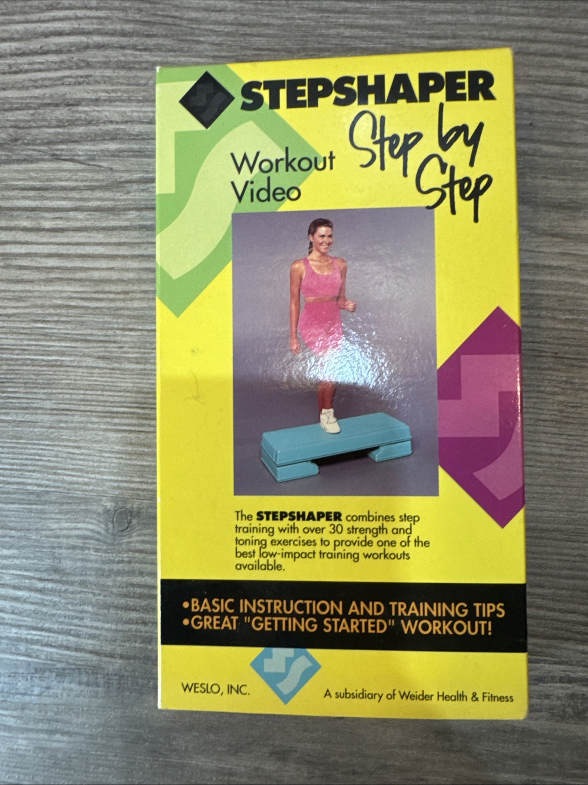 The Step Company Home Workout System Step Platform With 4 Risers 4” 6” 8”