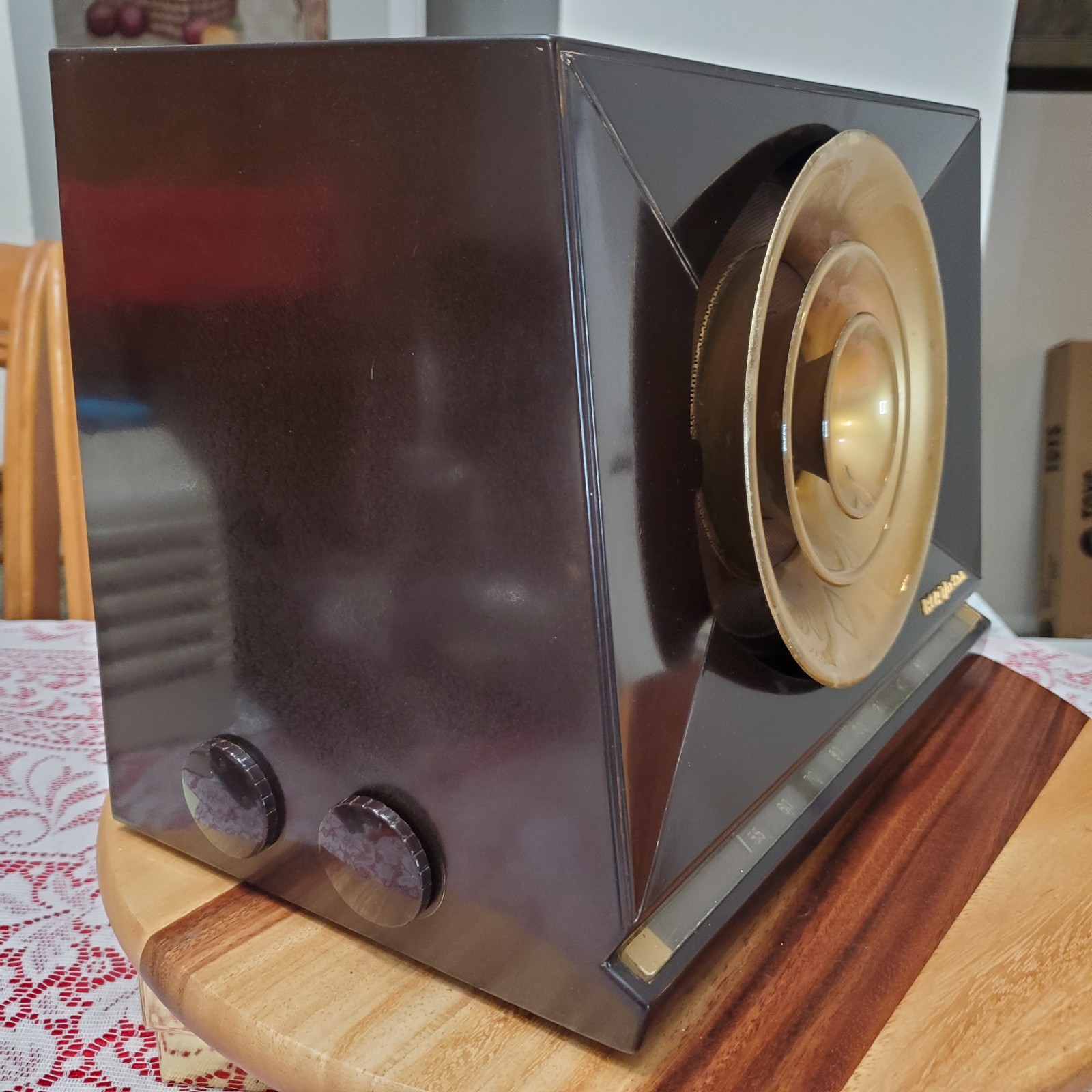 Nice VTG 1949 RCA Victor Radio 9-X-571 Bullseye Bullhorn Golden Throat - NICE ♫