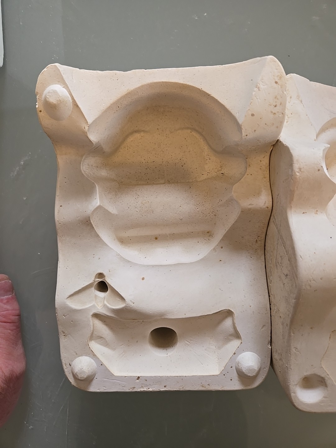 Duncan Frog Ashtray DM 418 1966 Ceramic Slip Mold