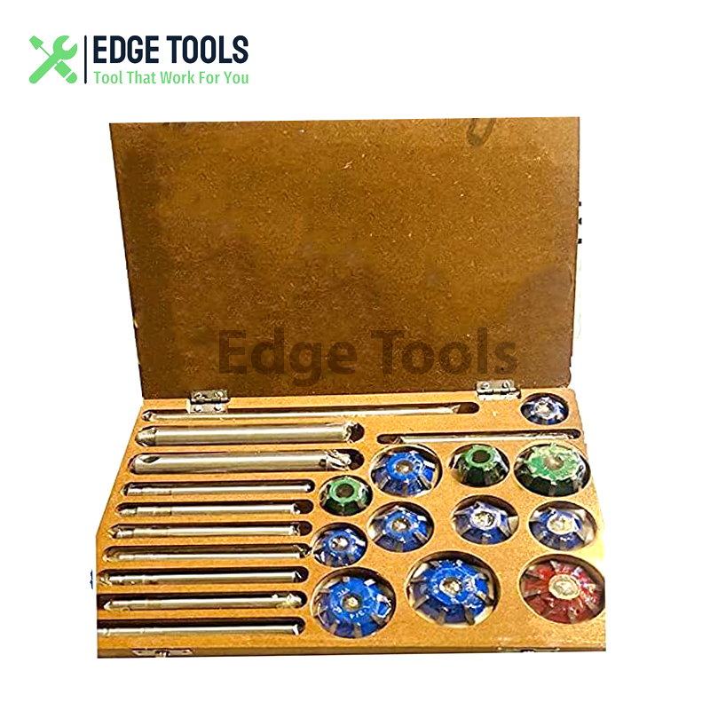 New Large Carbide Mounted Valve Seat Cutter Set 30 45 70 (20 Degrees) EDGE TOOLS