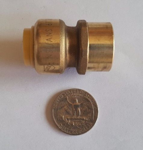 5 PIECES 1/2" PUSH FIT X 1/2" FEMALE ADAPTERS - LEAD FREE BRASS