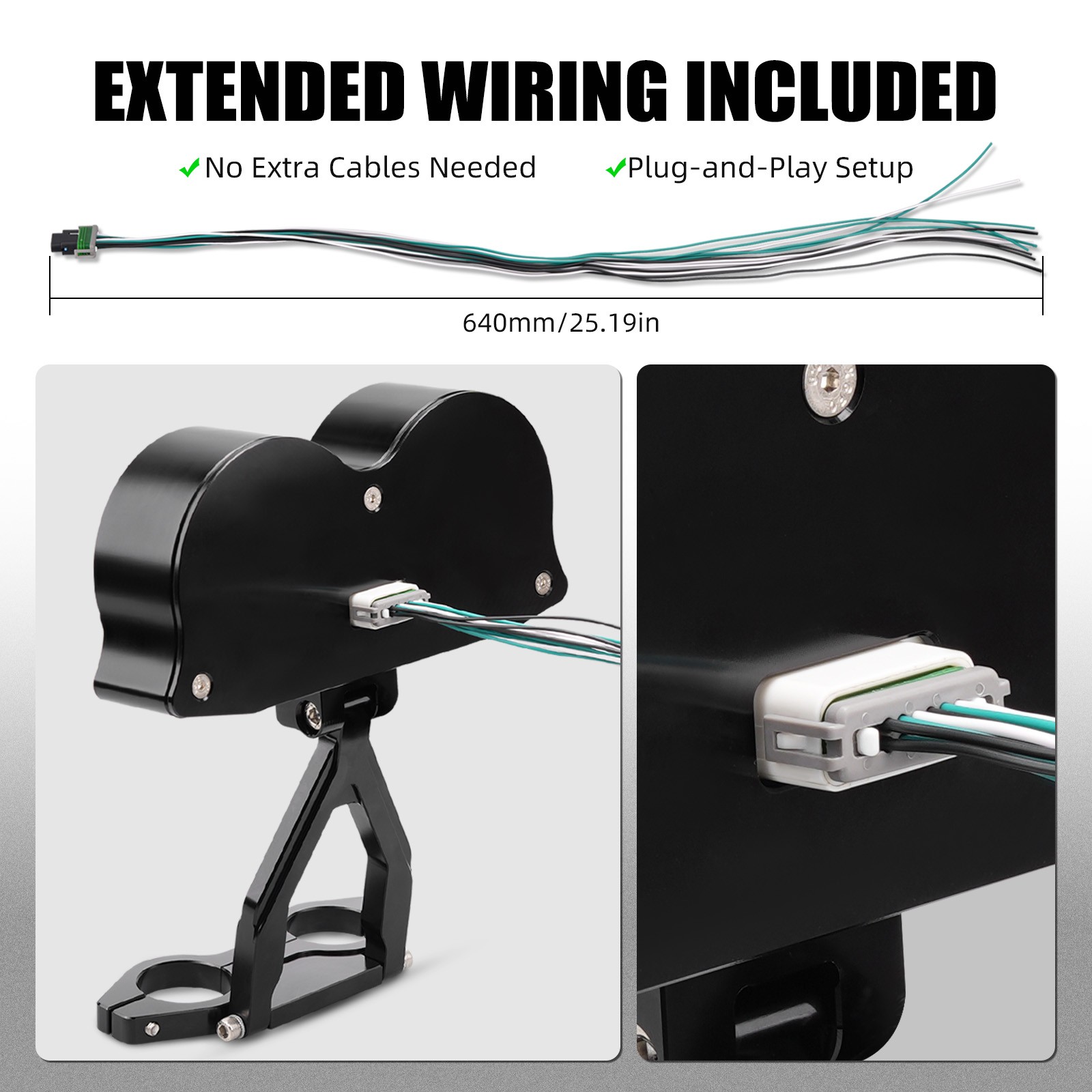 Gauges Relocation Mount Bracket Kit For Harley Road Glide ST FLTRXST 2022-2023