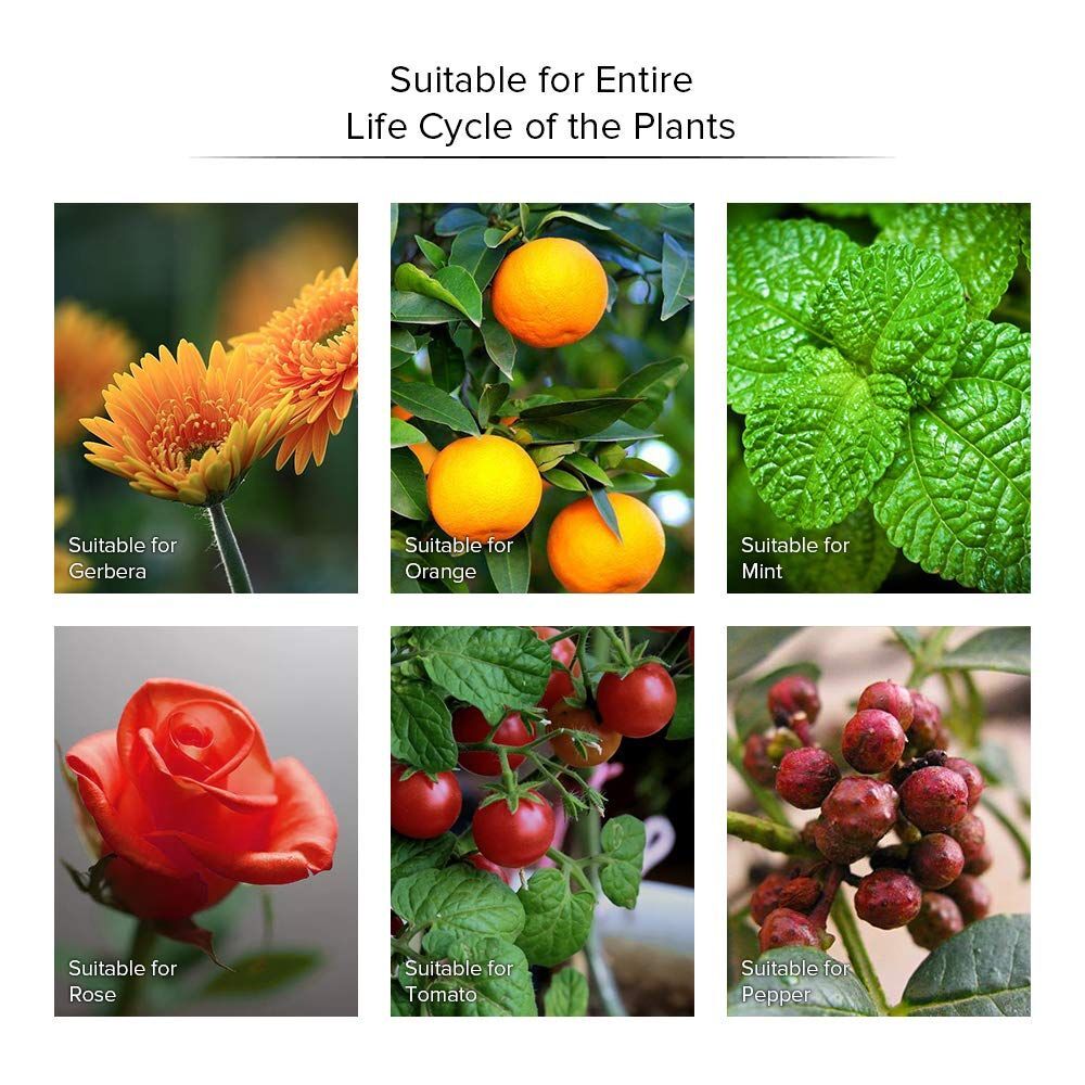 SANSI LED Plant Grow Light Bulb Full Spectrum Indoor Plant Growth Lamp Veg Bloom