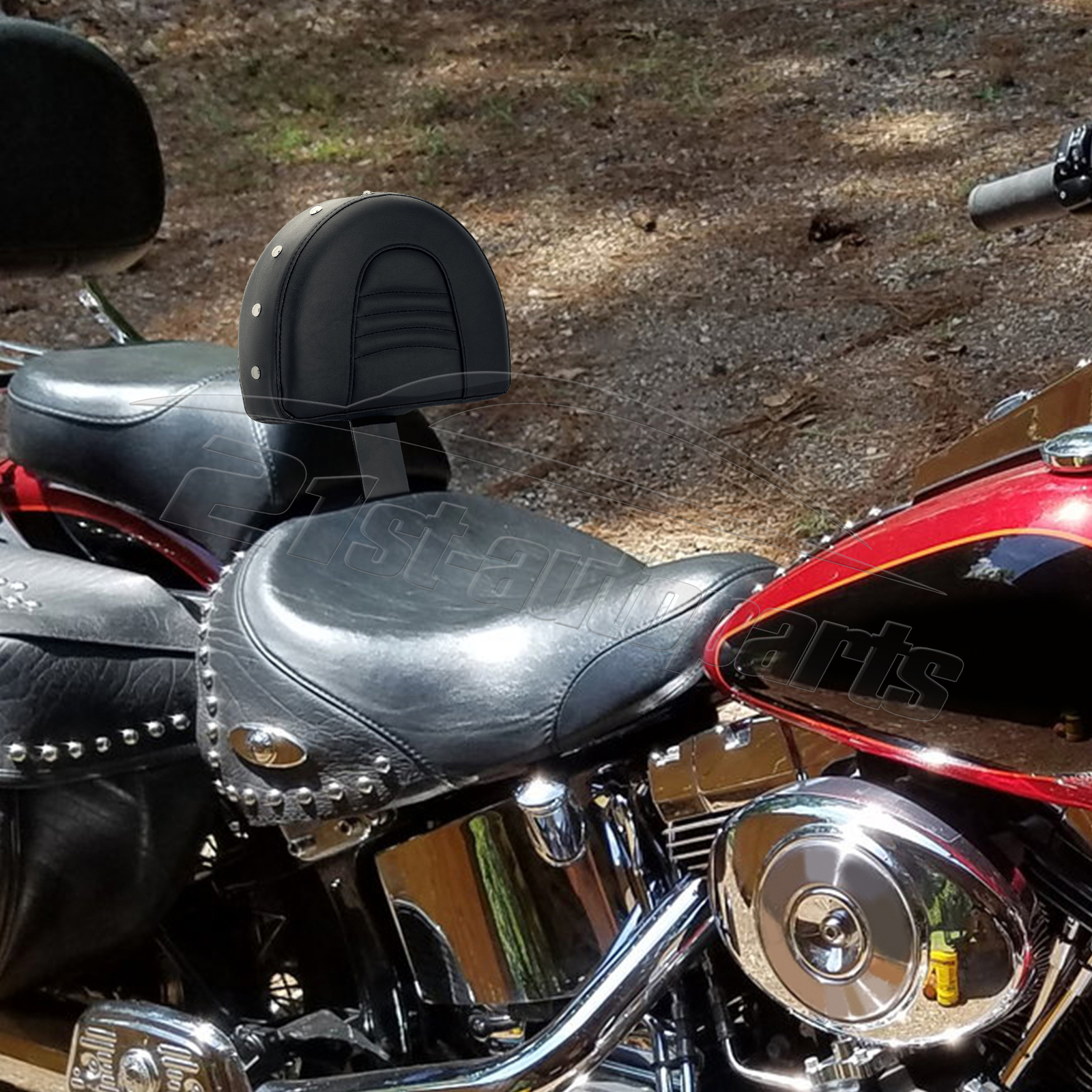 For 1993-2006 Harley Heritage Softail FLSTC FLSTN Quick Release Driver Backrest