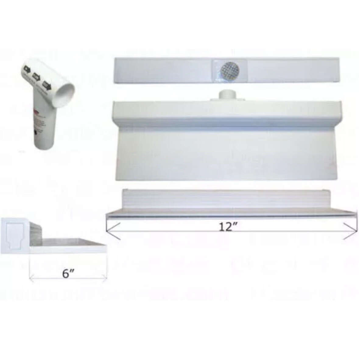 Swimming Pool Waterfall 12" with 6" Lip 25577-130-000