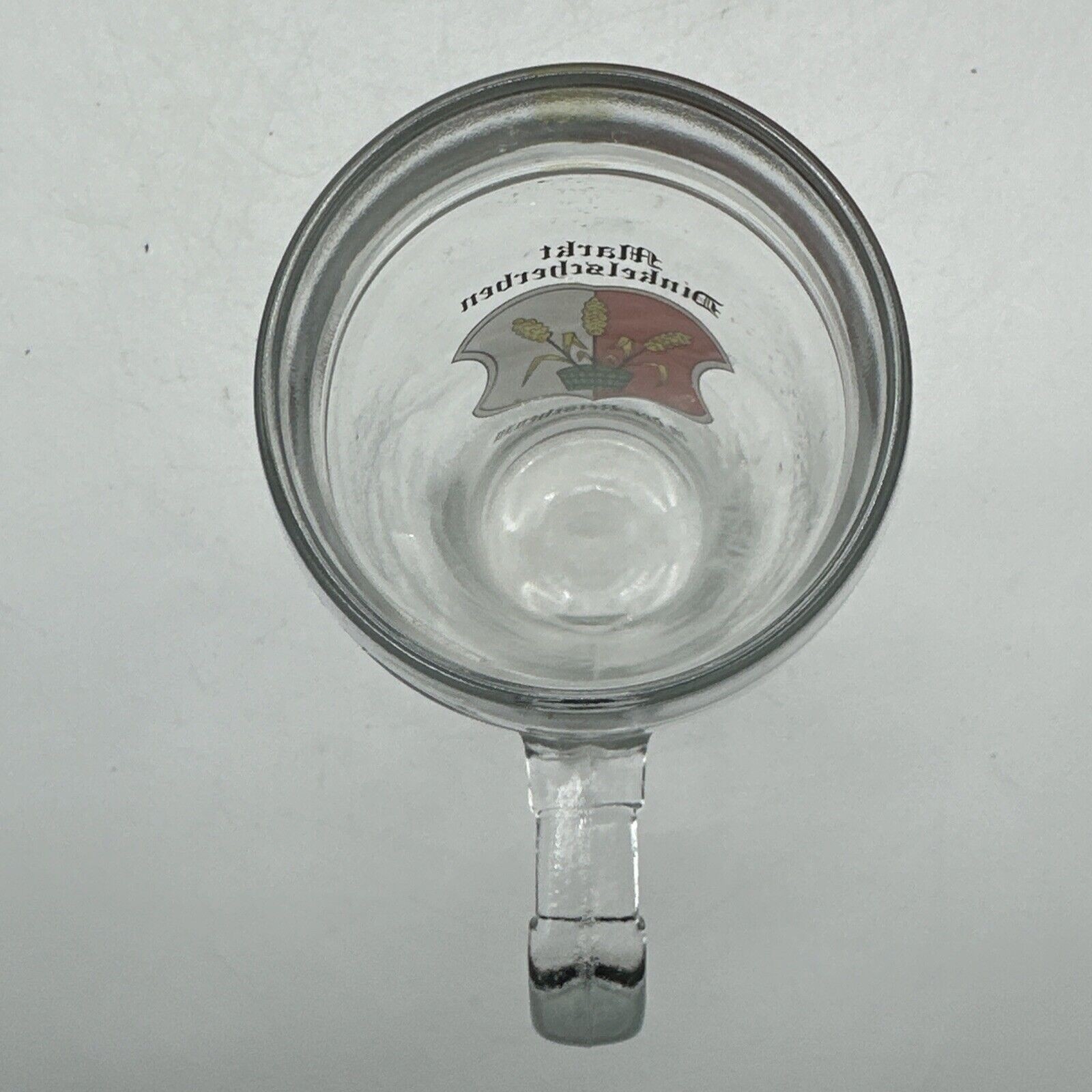 Markt Dinkelsherben In Der Reischenau WF 1985 .5L Glass Beer Stein Mug Germany