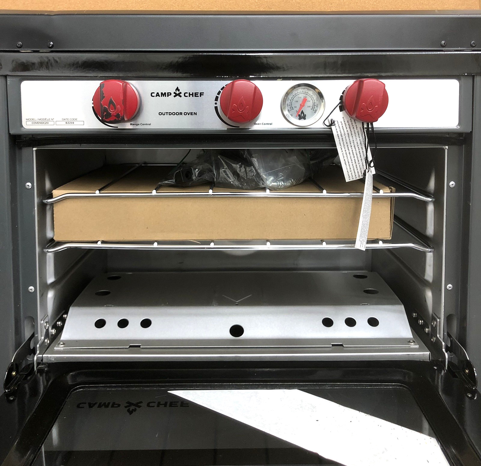 Camp Chef COVENT Portable Outdoor Camp Oven with Thermostat Camping Cooker